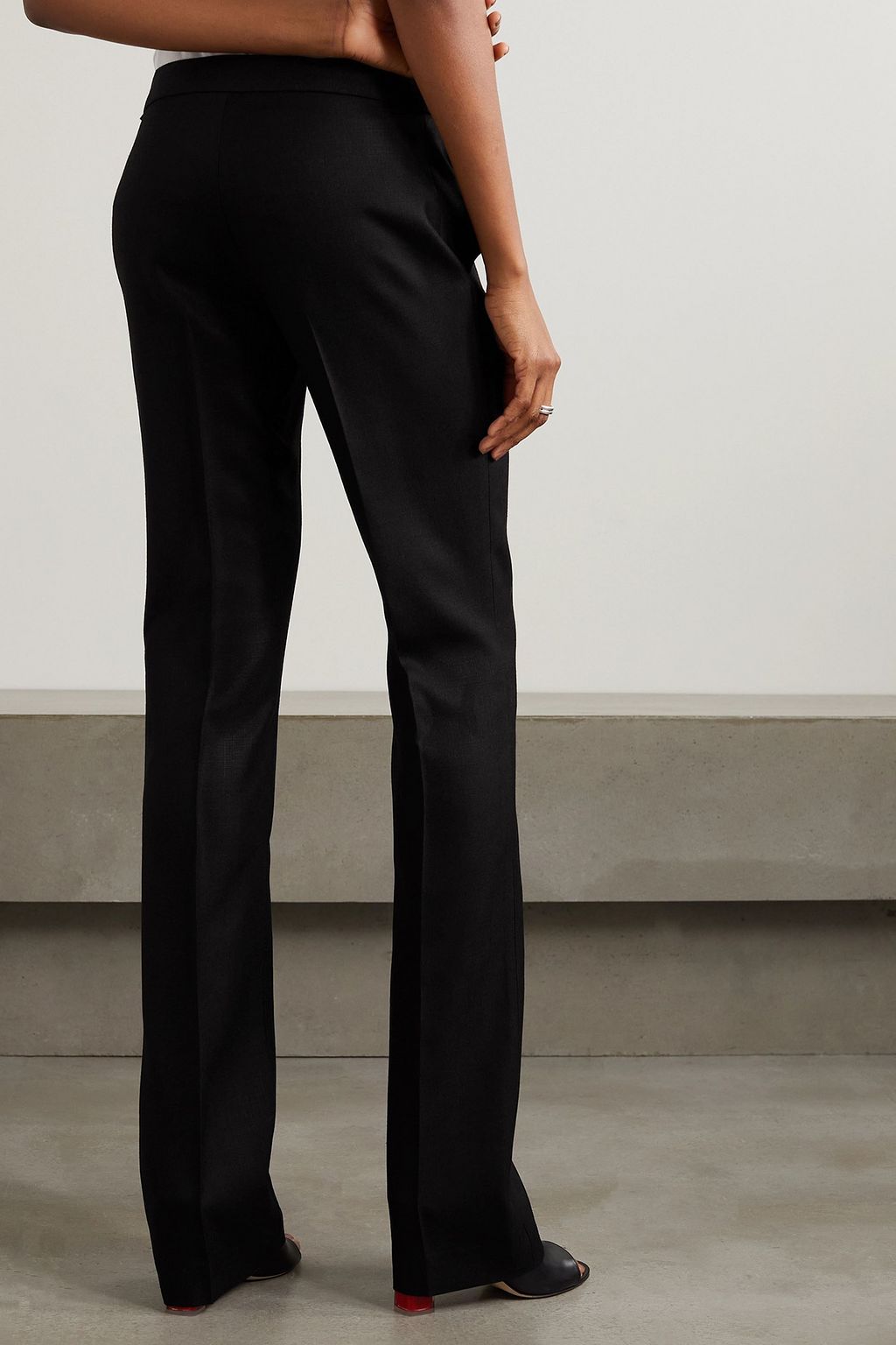 STELLA MCCARTNEY Grain de poudre slim-leg pants