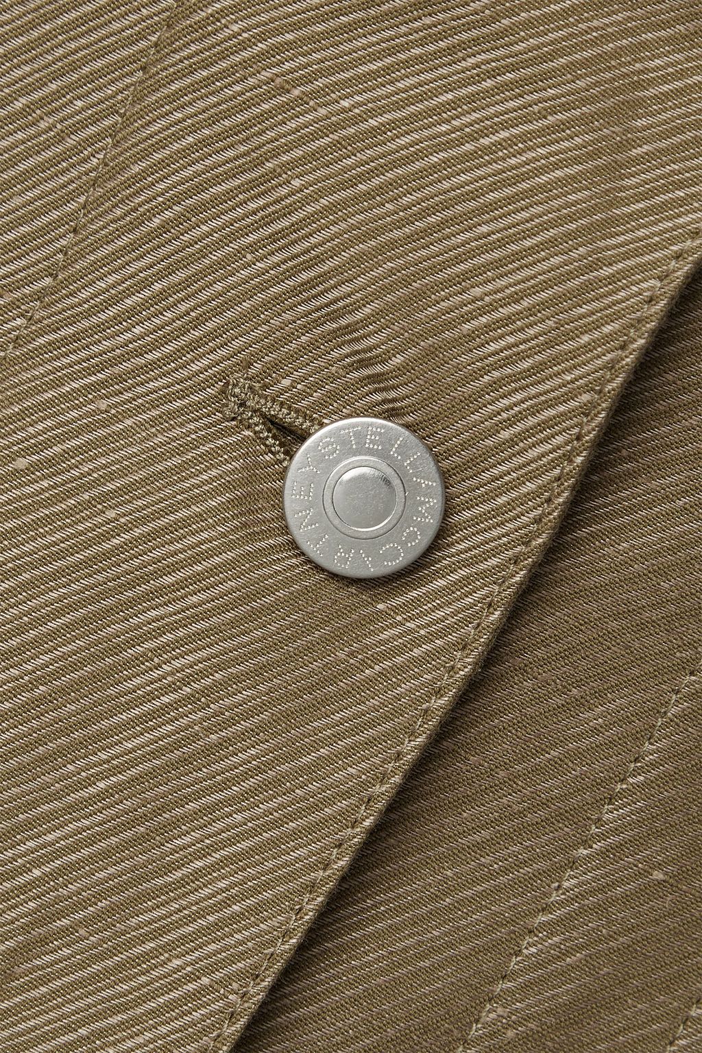 STELLA MCCARTNEY Cotton and linen-blend jacket