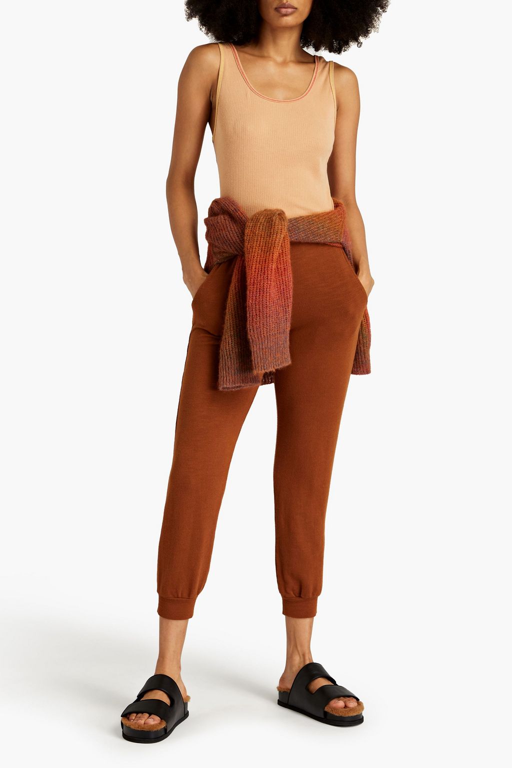 L.F. MARKEY Zeus ribbed organic cotton-jersey bodysuit