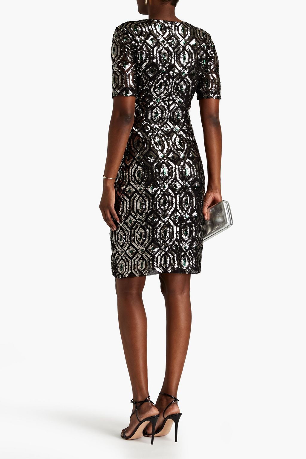RAISHMA Sequined tulle midi dress