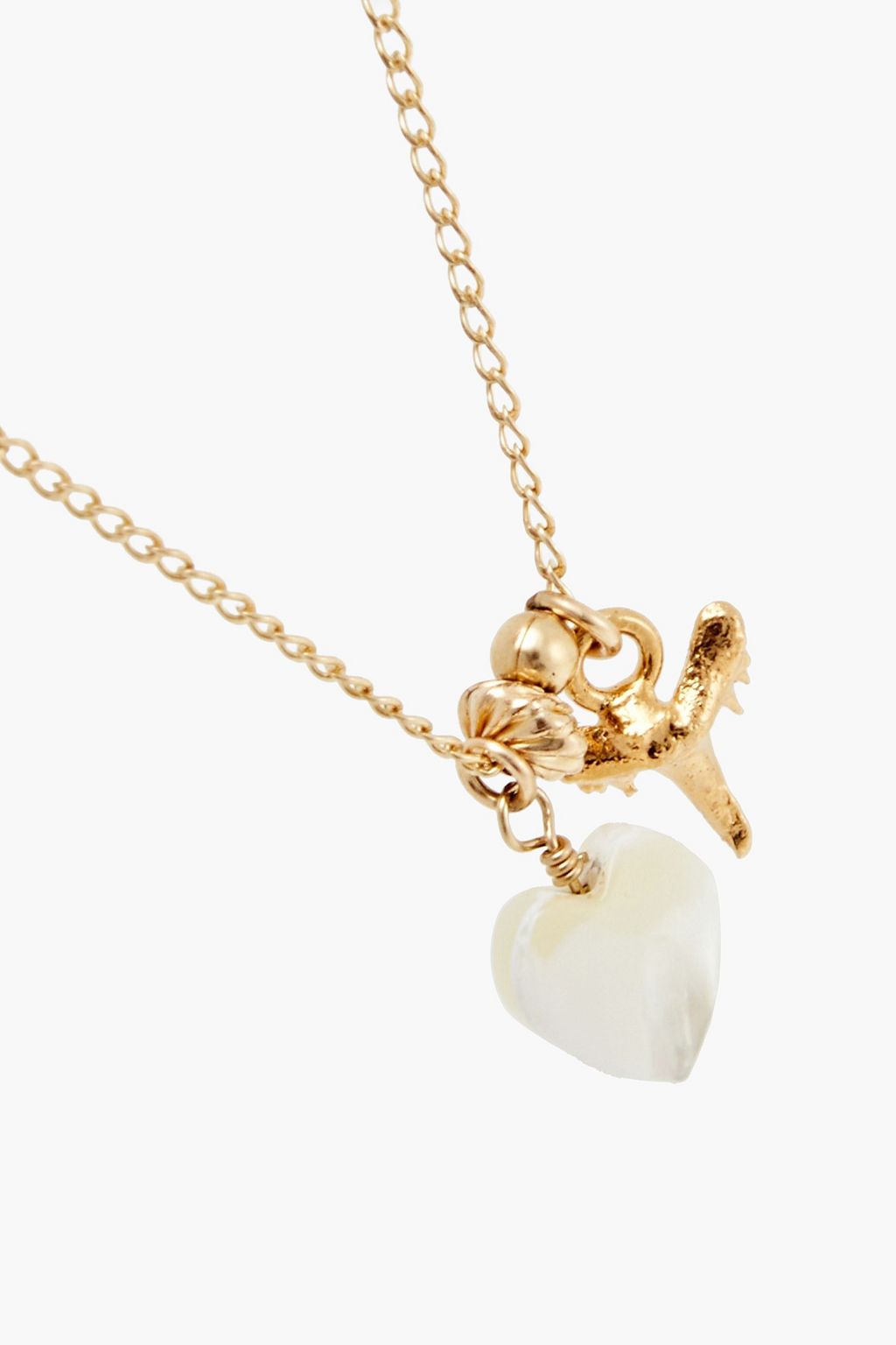 ZIMMERMANN Gold-tone mother-of-pearl necklace