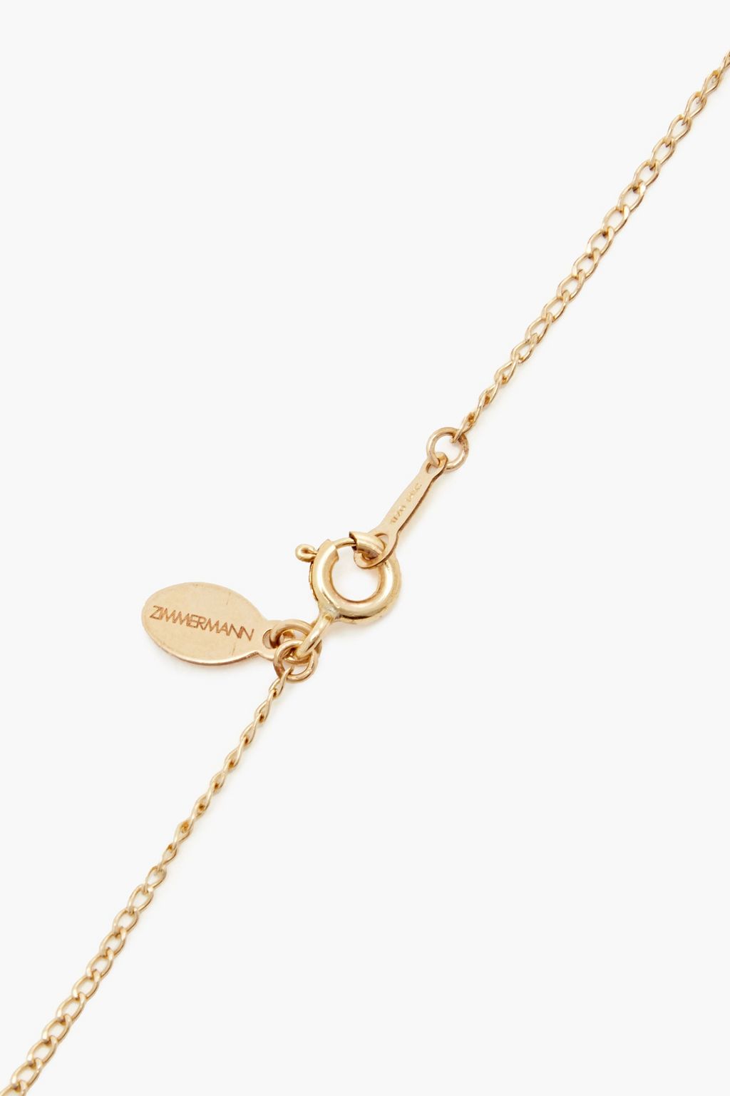 ZIMMERMANN Gold-tone mother-of-pearl necklace