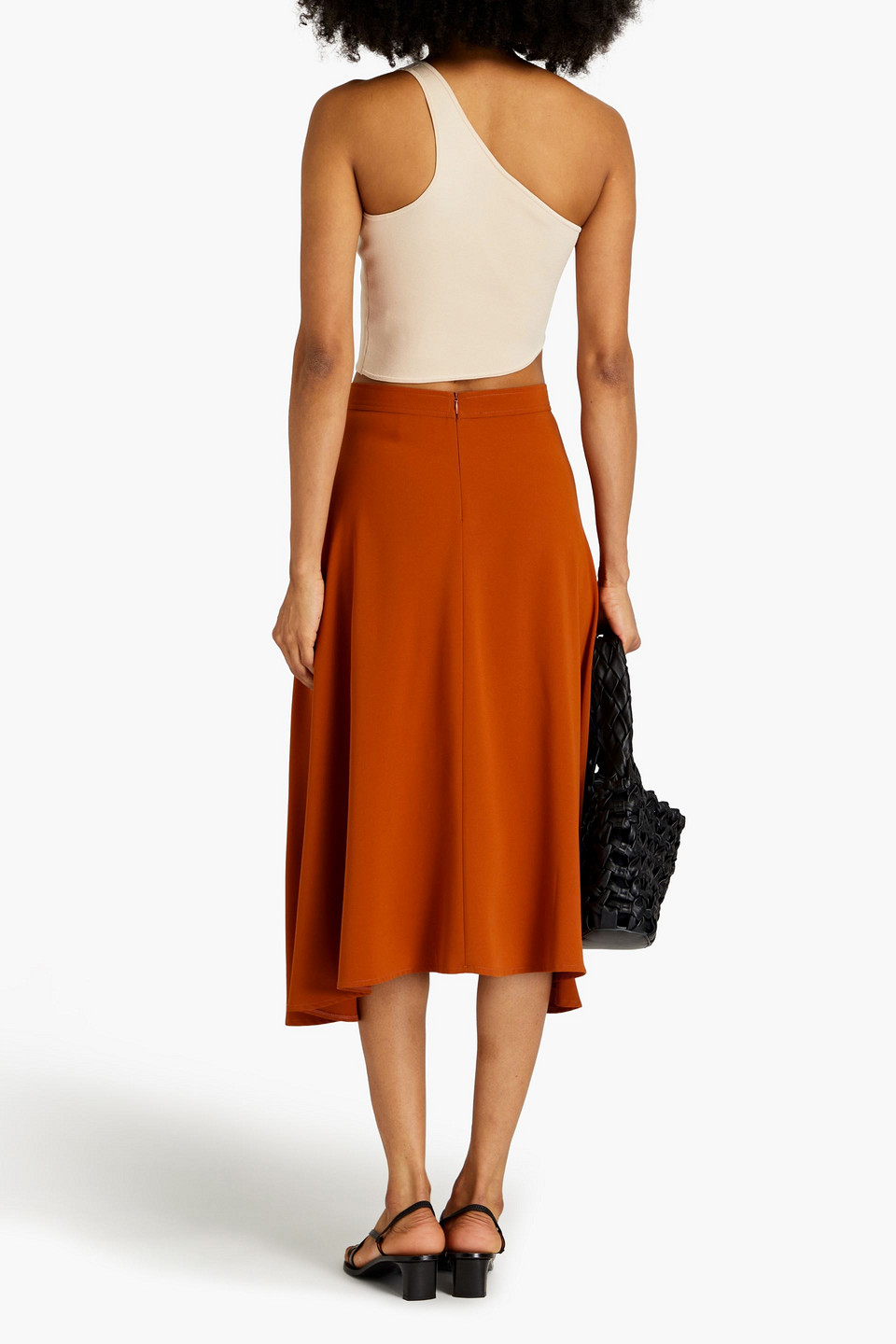  A.l.c. - Asymmetrisches Oberteil Aus Stretch-jersey Mit Asymmetrischer Schulterpartie - Neutral - Xl 