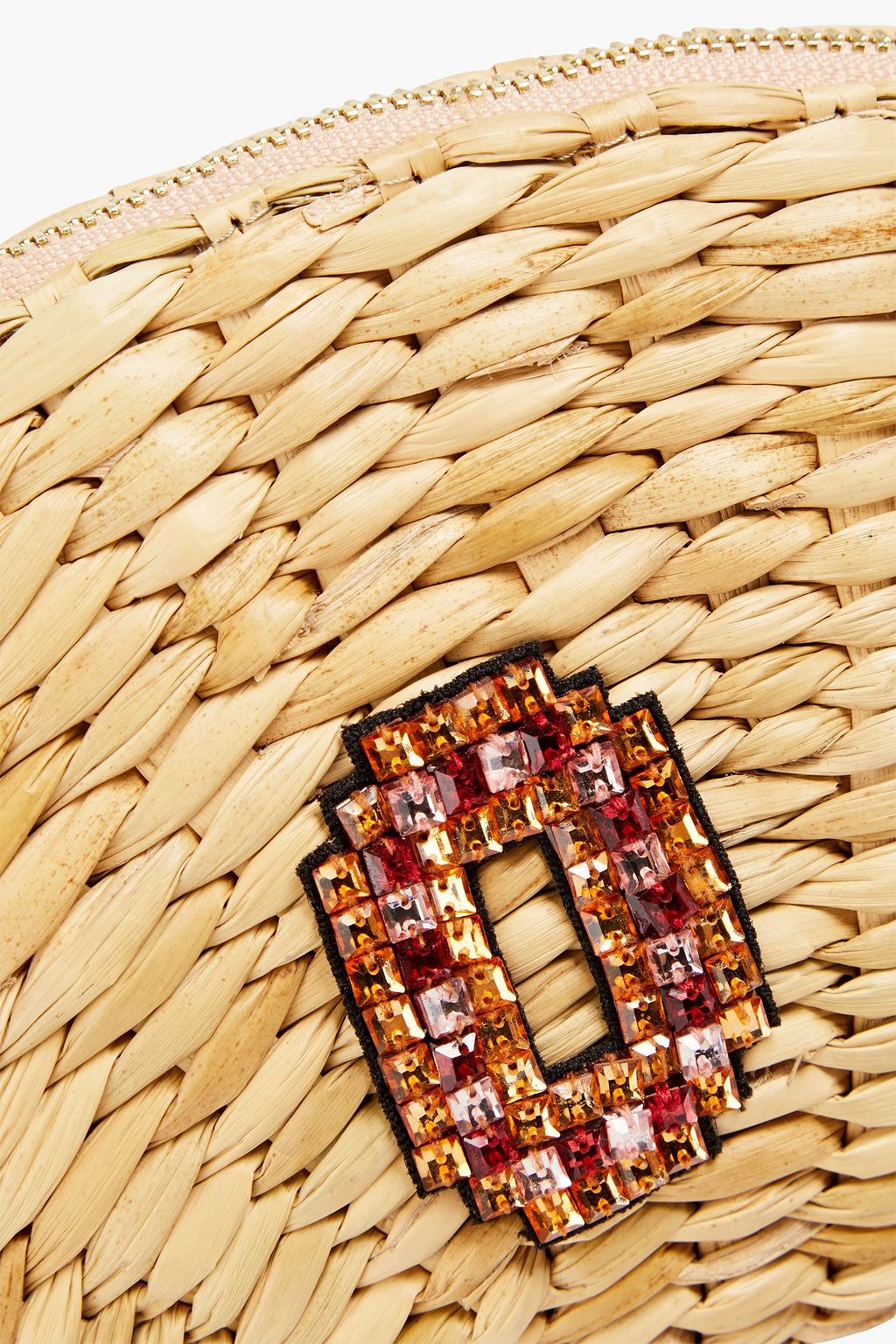 ANYA HINDMARCH Embellished woven pouch Sale up to 70 off THE