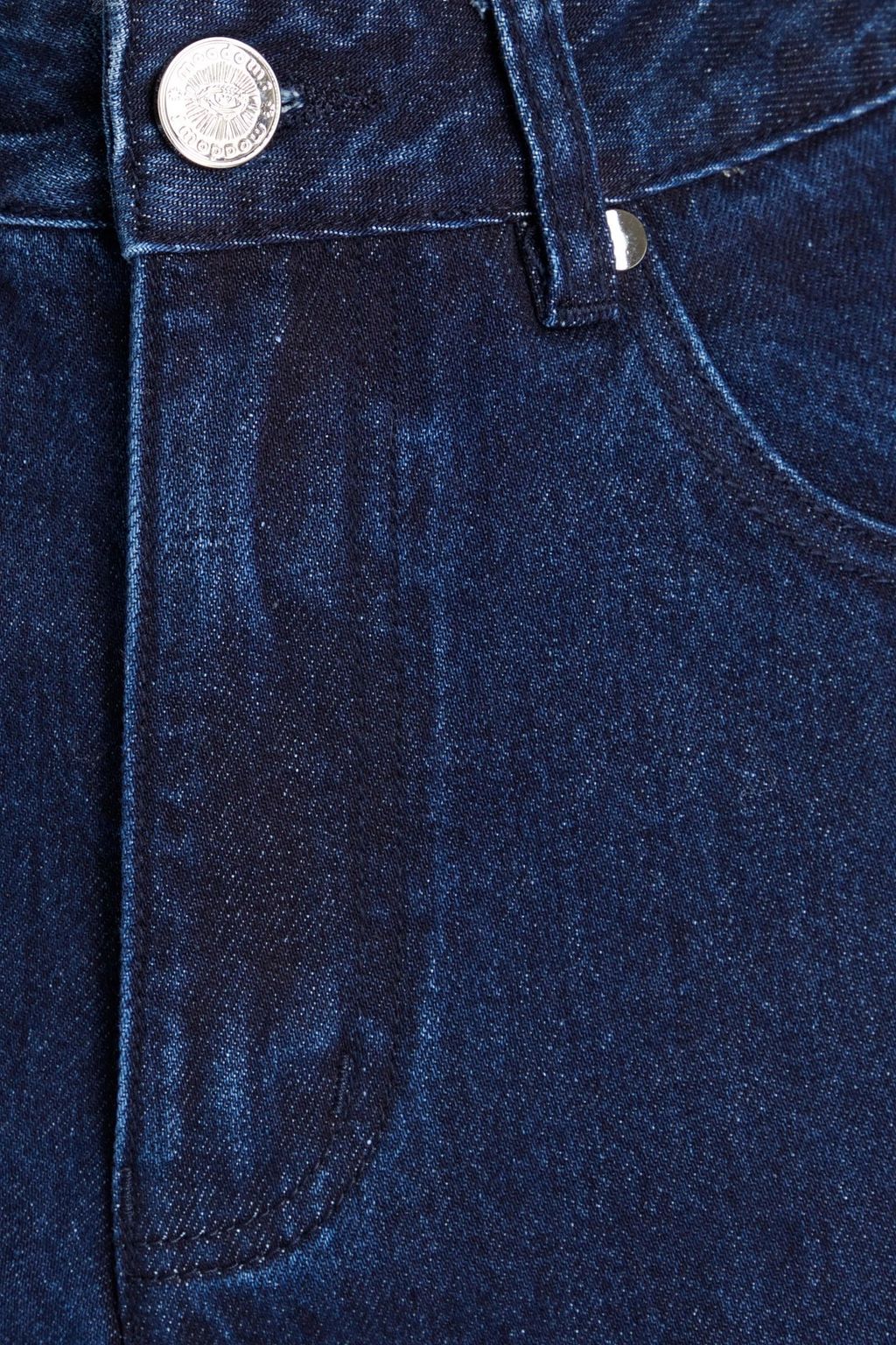 MEADOWS Embellished high-rise tapered jeans
