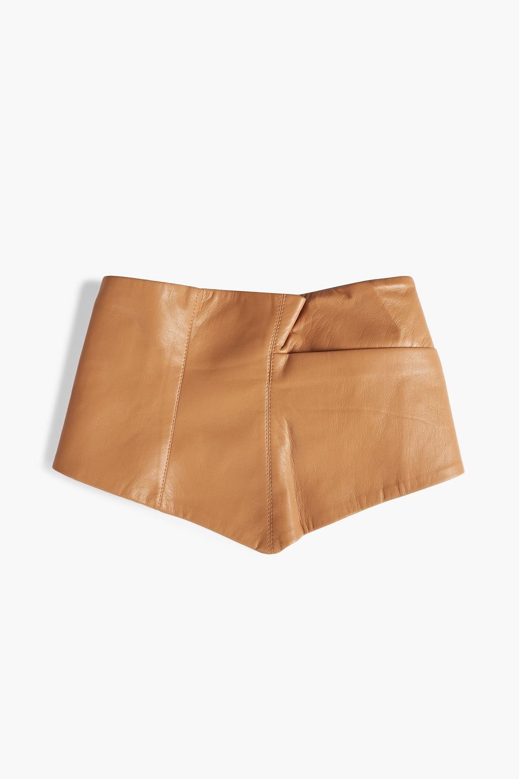 NANUSHKA Antrim twisted vegan leather waist belt