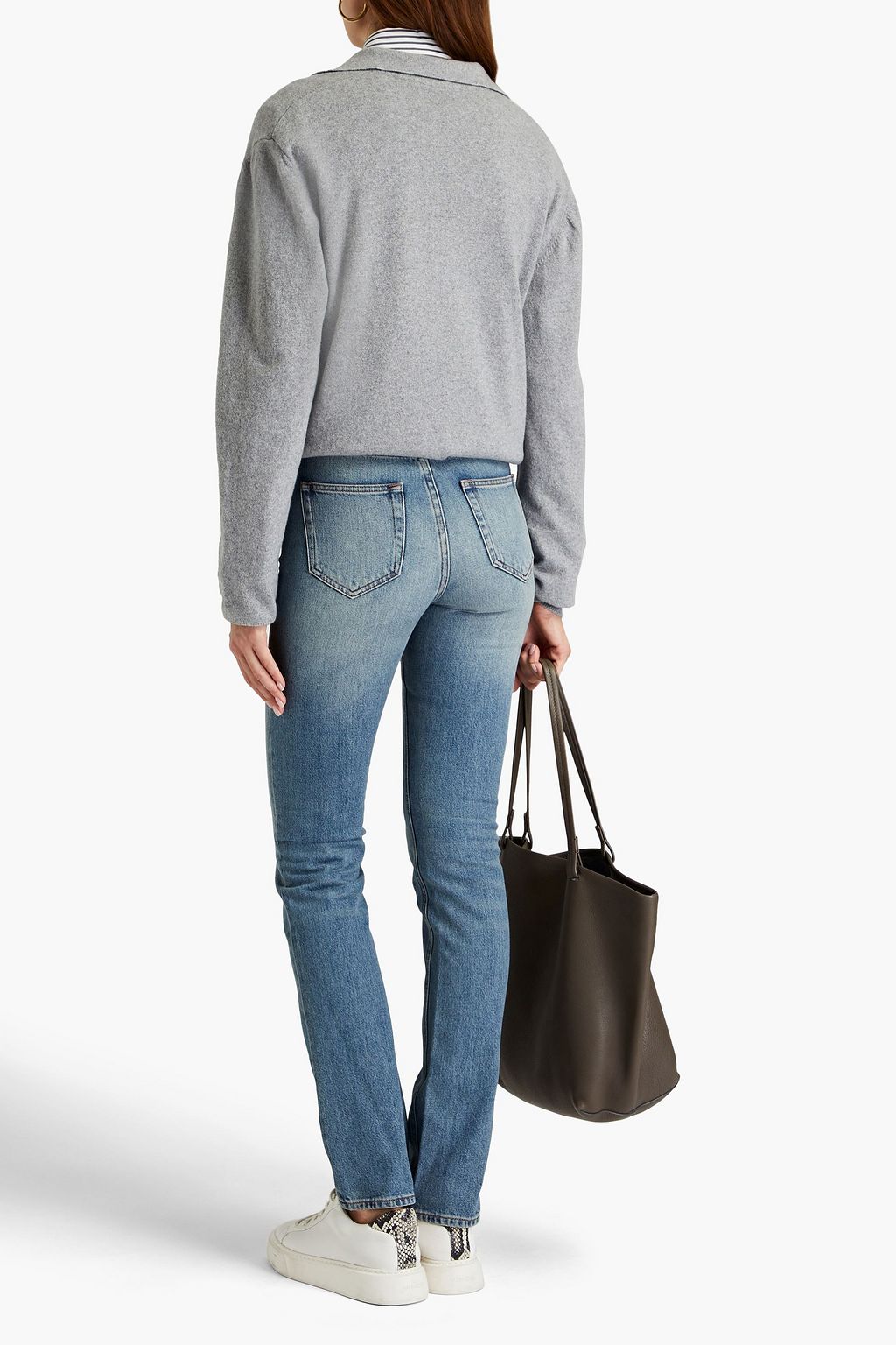 TOTEME Standard high-rise straight-leg jeans