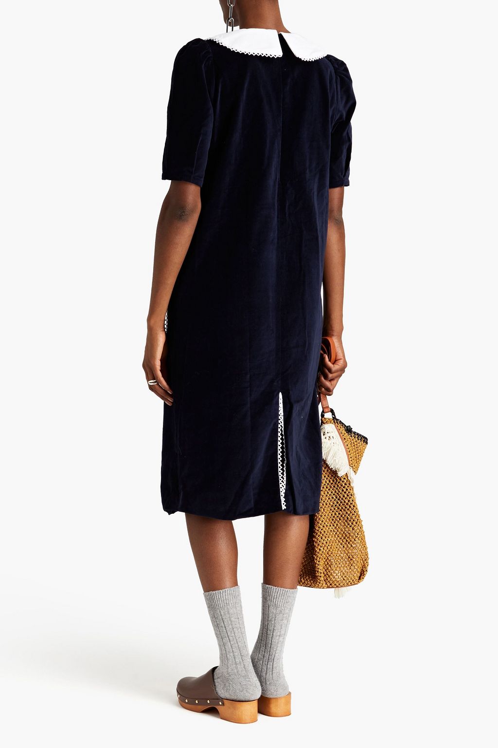 MEADOWS Embroidered linen top THE