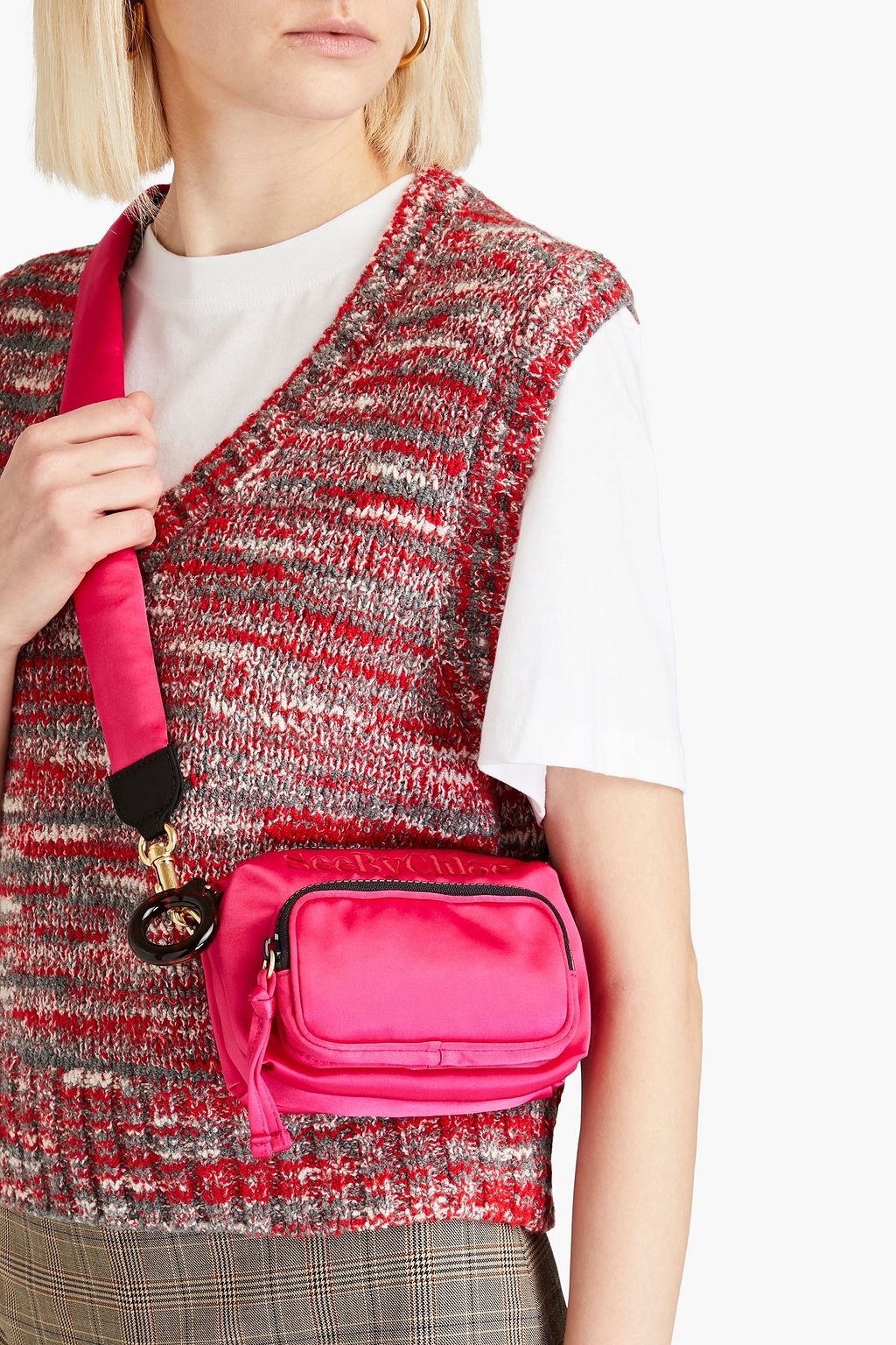 SEE BY CHLOÉ Tilly satin shoulder bag