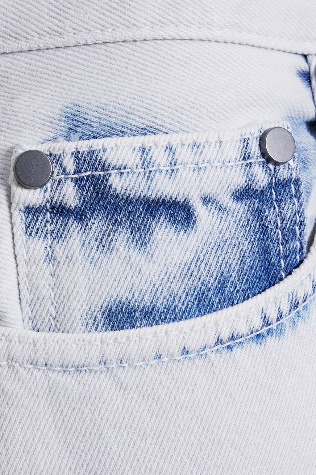 MCQ ALEXANDER MCQUEEN Bleached denim shorts