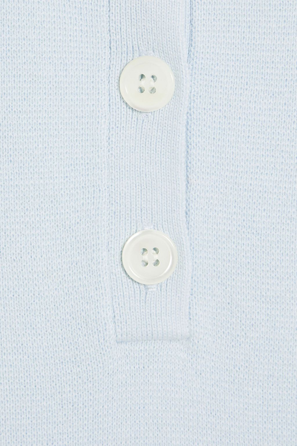 ALEX MILL Carly cotton and cashmere-blend polo sweater