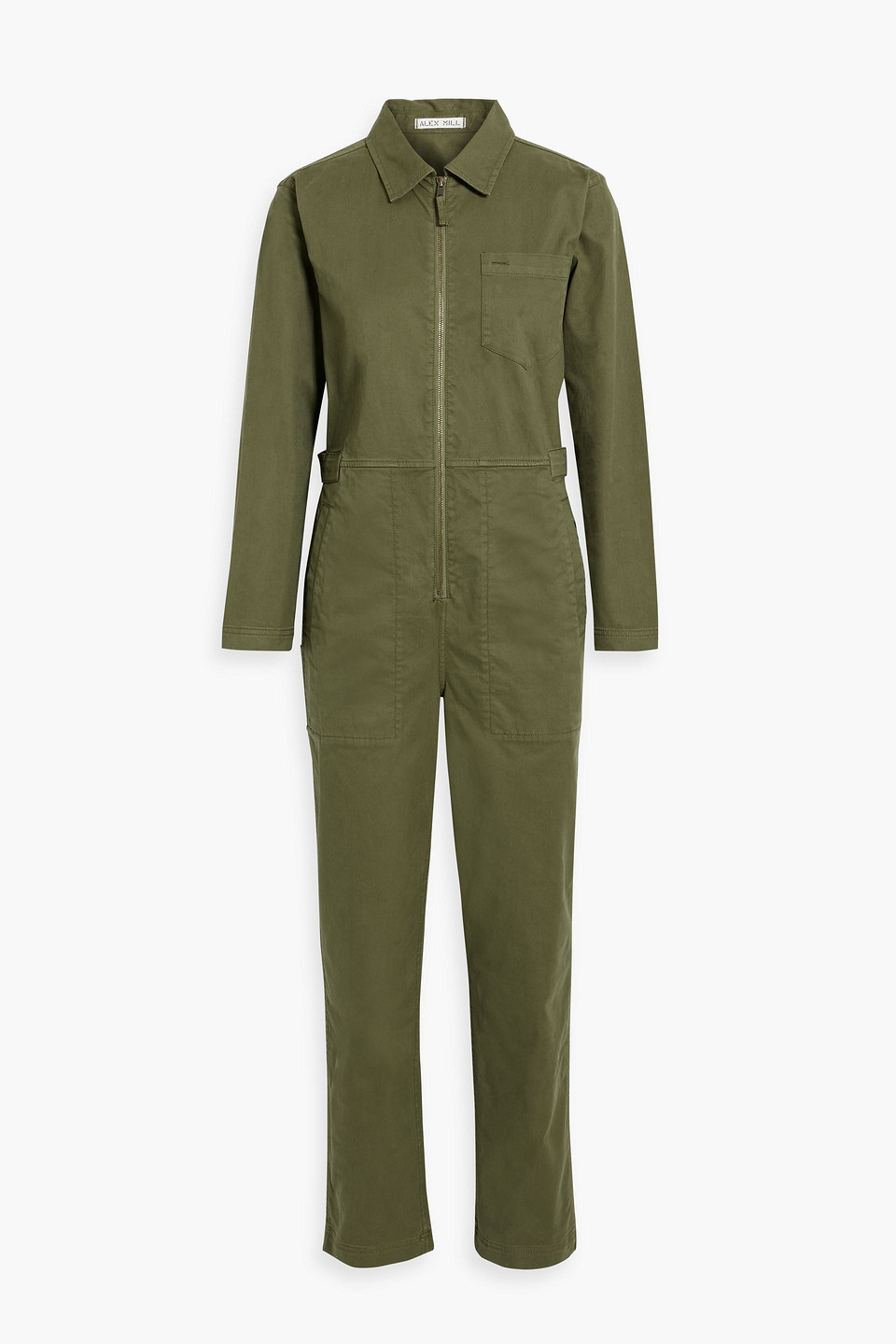 Alex Mill Judd cotton-blend twill jumpsuit