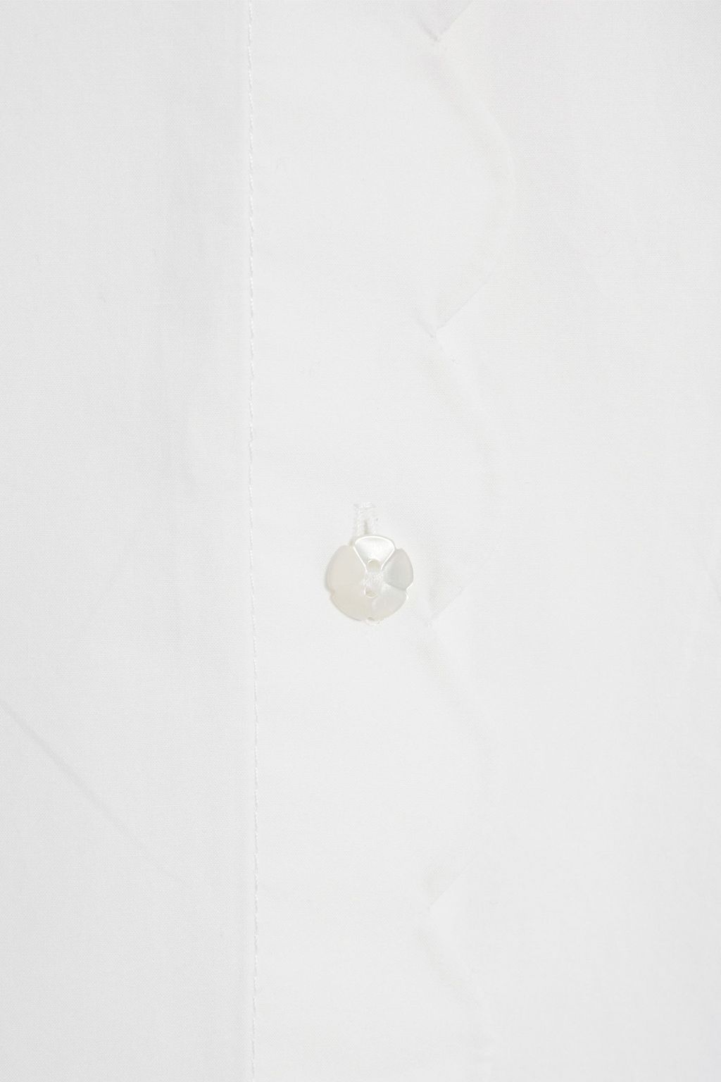 ALEX MILL Scalloped cotton-poplin shirt
