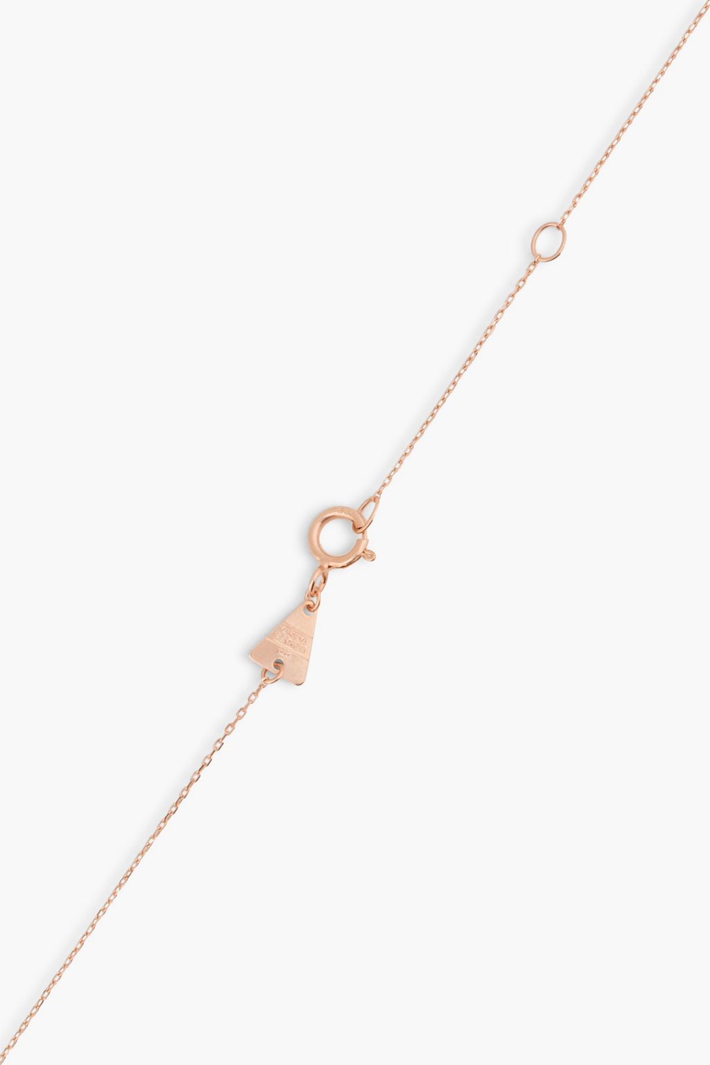 ADINA REYTER 14-karat rose gold diamond necklace