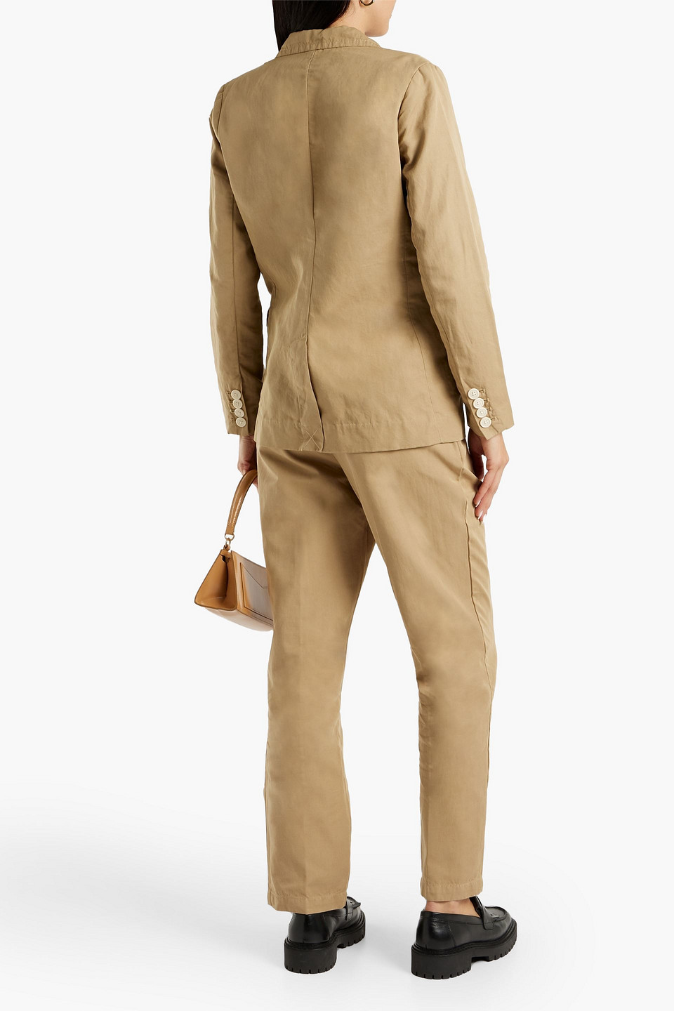 Shop Alex Mill Boy Cotton And Linen-blend Blazer In Sand