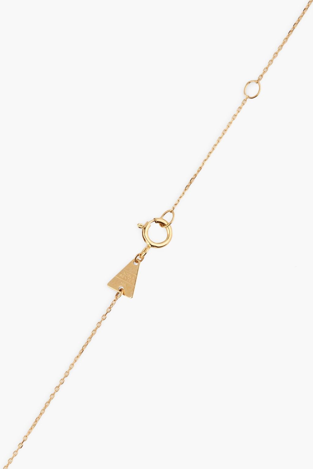 ADINA REYTER 14-karat gold diamond necklace