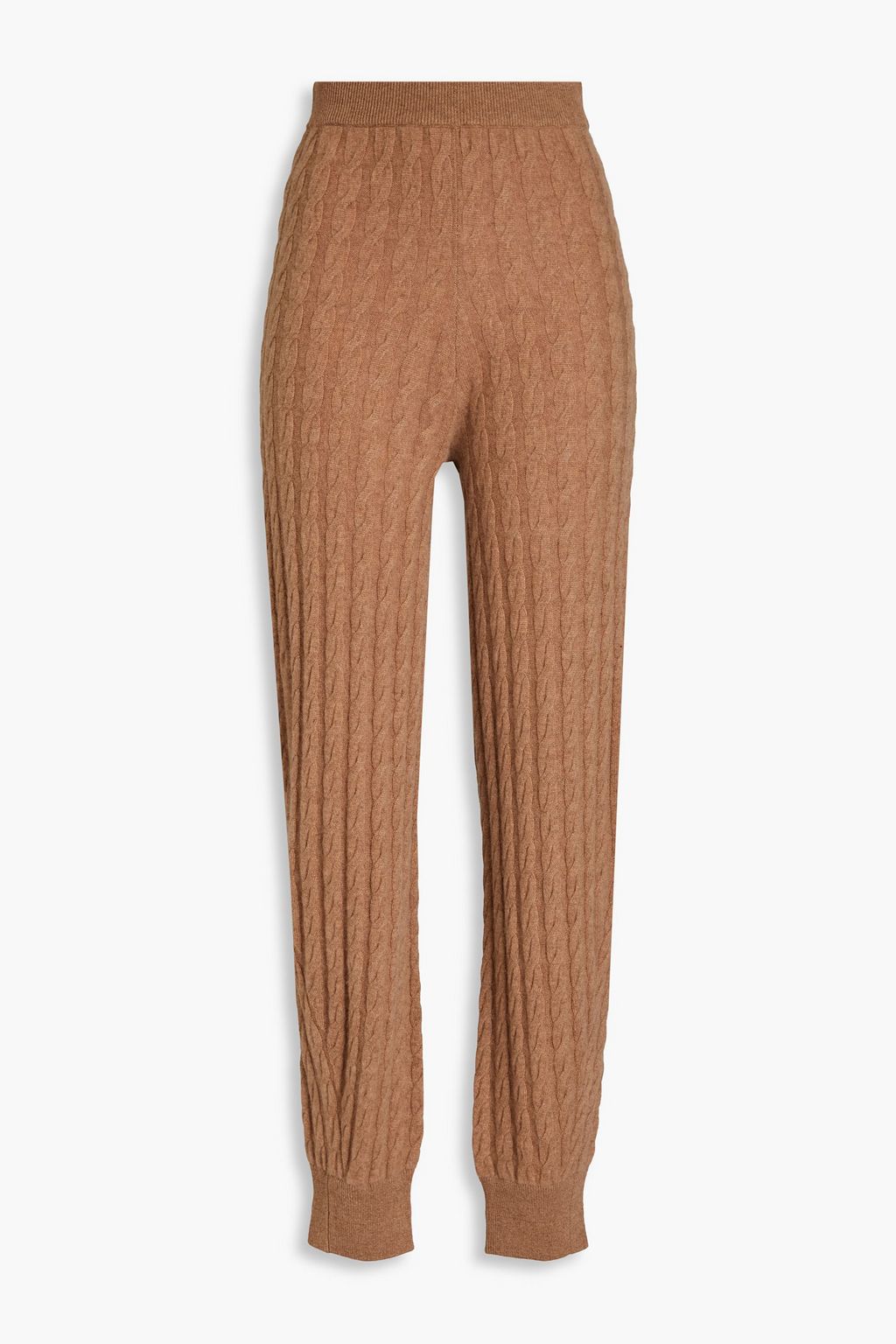 TOTEME Cableknit cashmere track pants THE