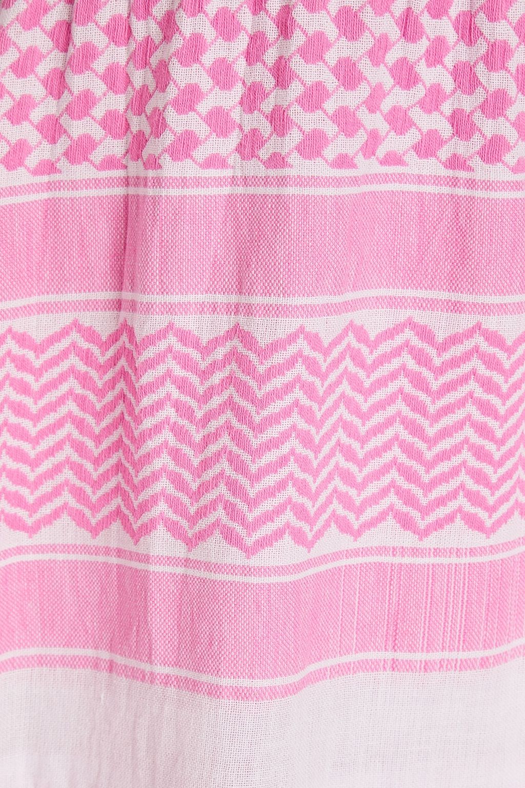 SUMMERY COPENHAGEN Tiered cottonjacquard dress THE