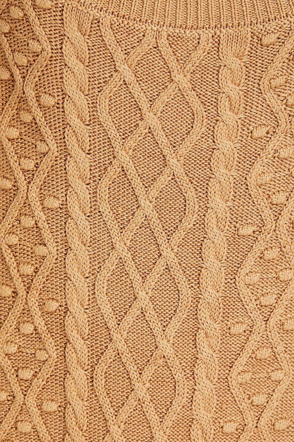 LOULOU STUDIO Koos cable-knit silk-blend mini dress