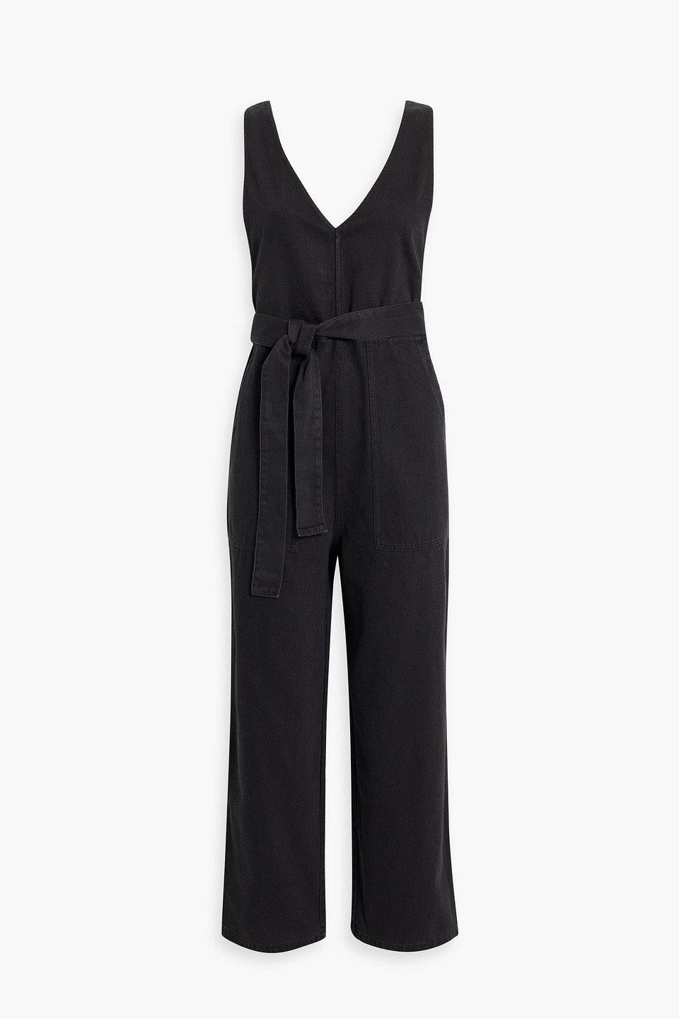 Alex Mill Ollie Denim Jumpsuit In Black