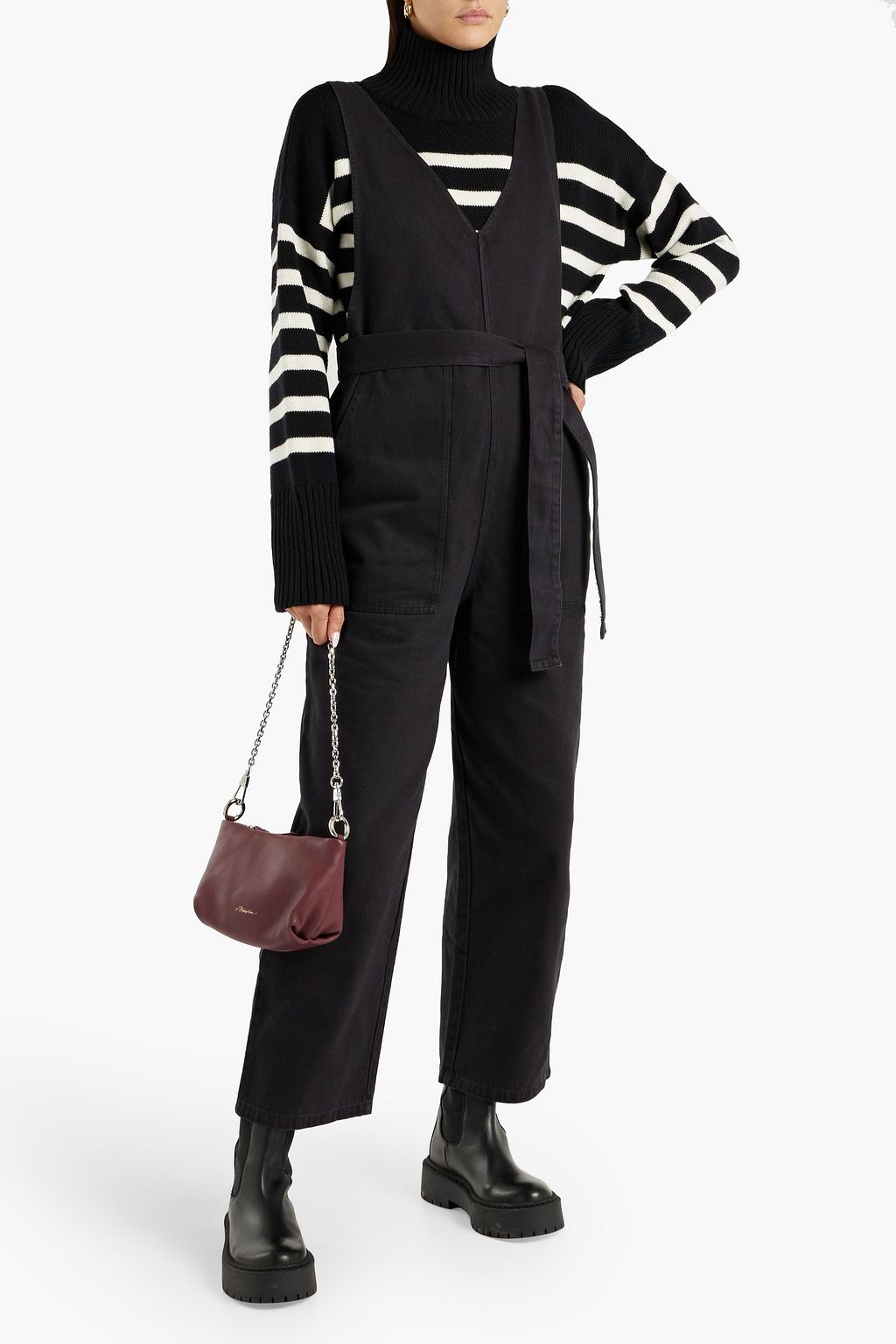 ALEX MILL Ollie cropped denim jumpsuit