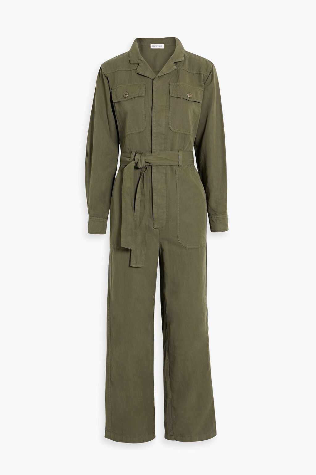 ALEX MILL Mel cotton and linen-blend twill jumpsuit | THE OUTNET