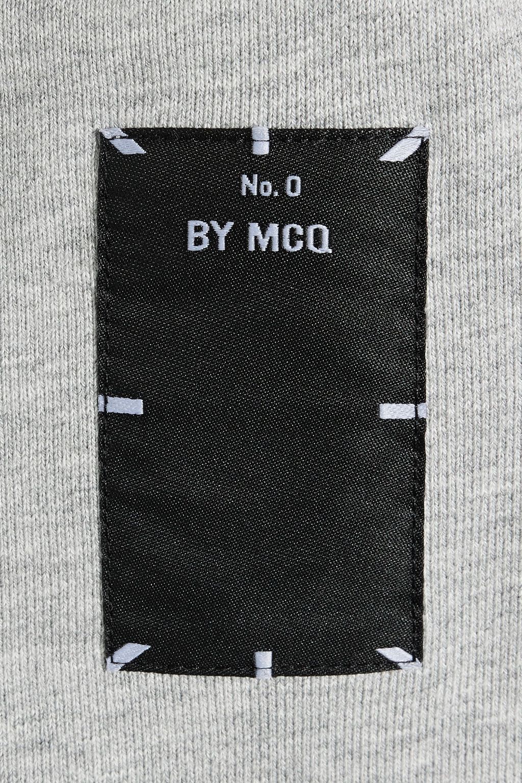 MCQ ALEXANDER MCQUEEN Appliquéd French cotton-terry track pants