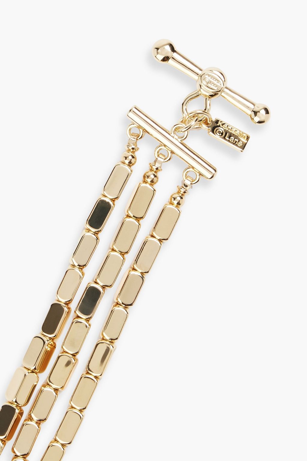 KENNETH JAY LANE 14-karat gold-plated bracelet