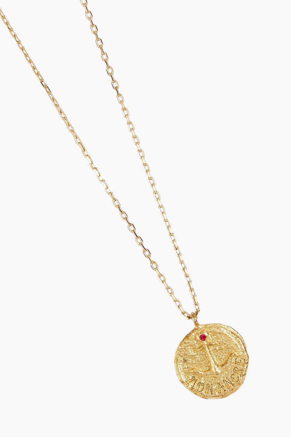 MAJE Gold-tone crystal necklace