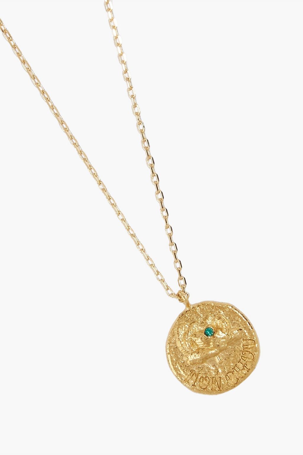 MAJE Gold-tone crystal necklace