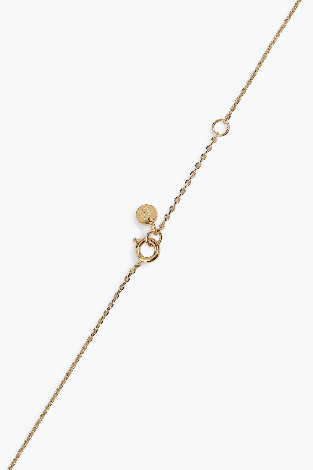 MAJE Gold-tone crystal necklace