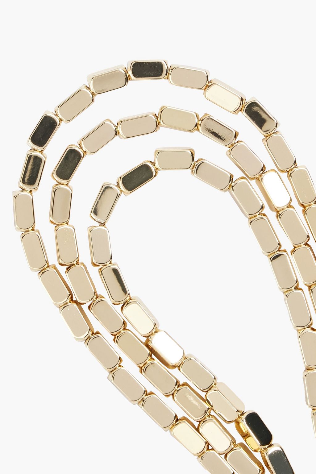 KENNETH JAY LANE 14-karat gold-plated necklace