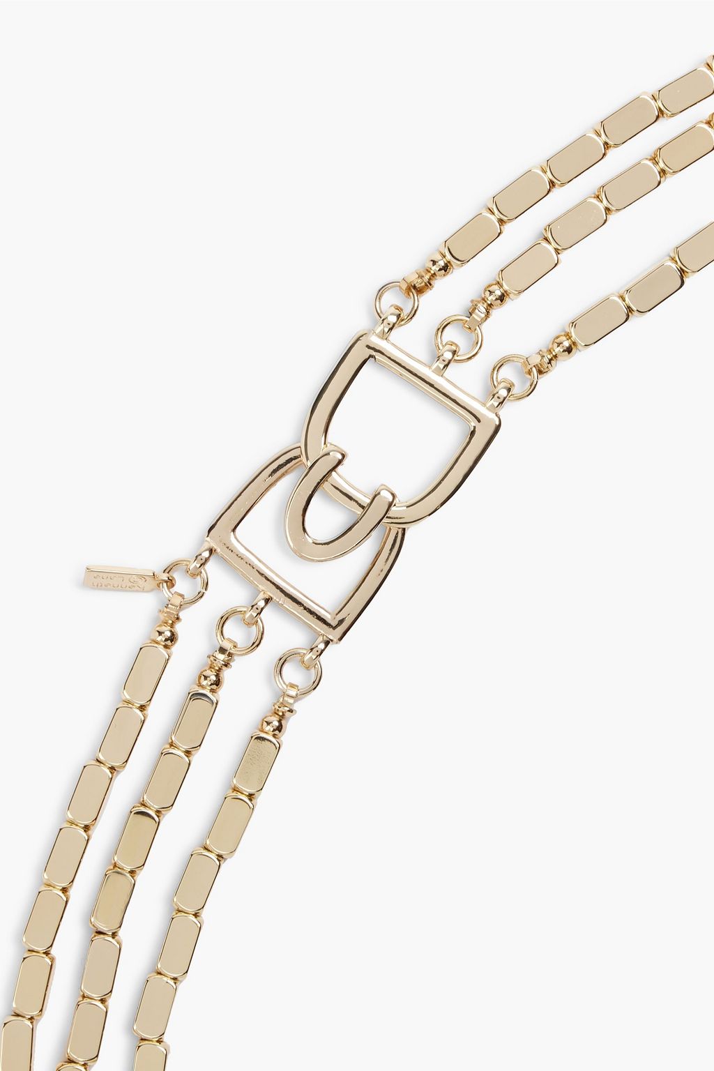 KENNETH JAY LANE 14-karat gold-plated necklace