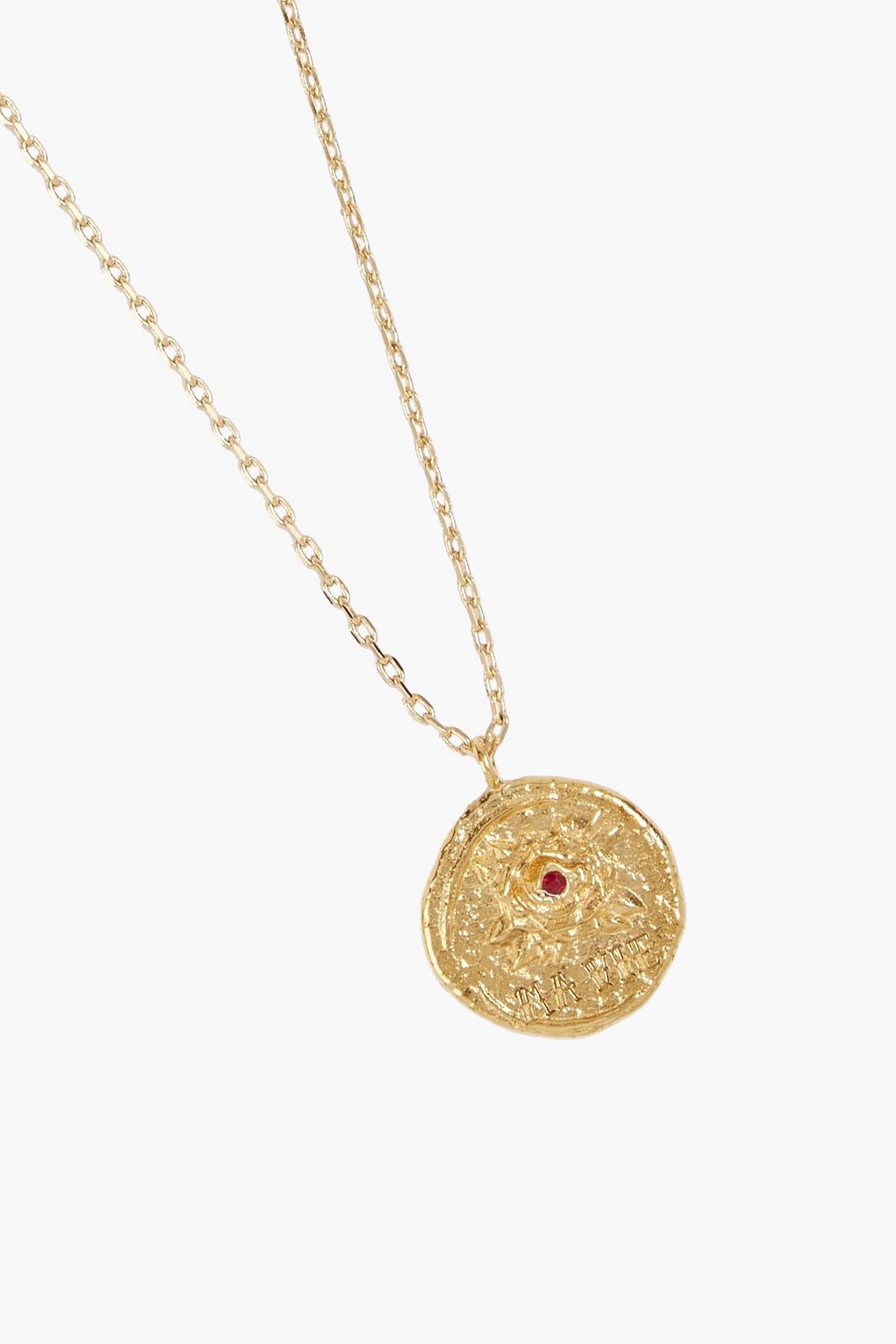MAJE Gold-tone crystal necklace