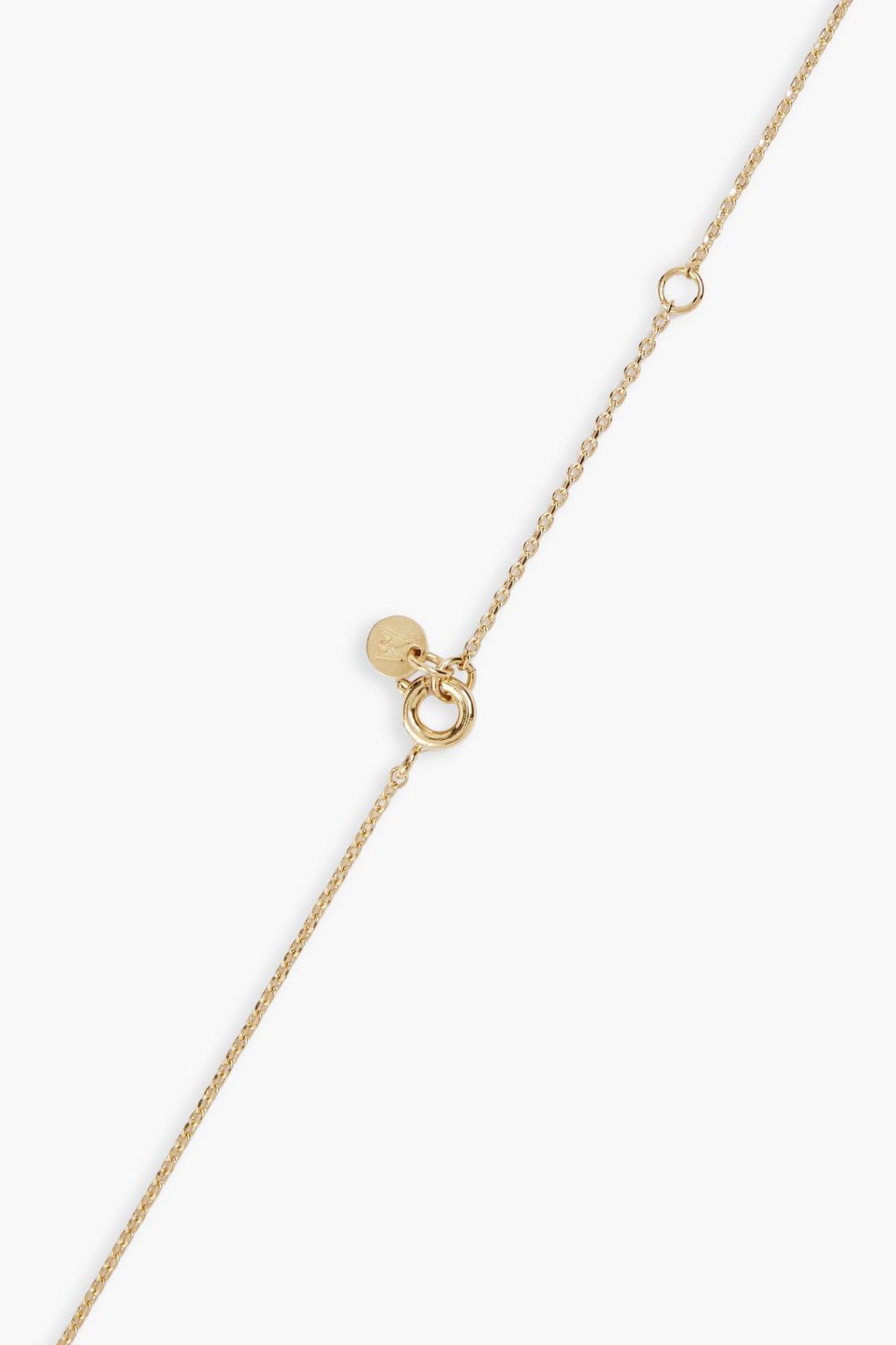 MAJE Gold-tone crystal necklace