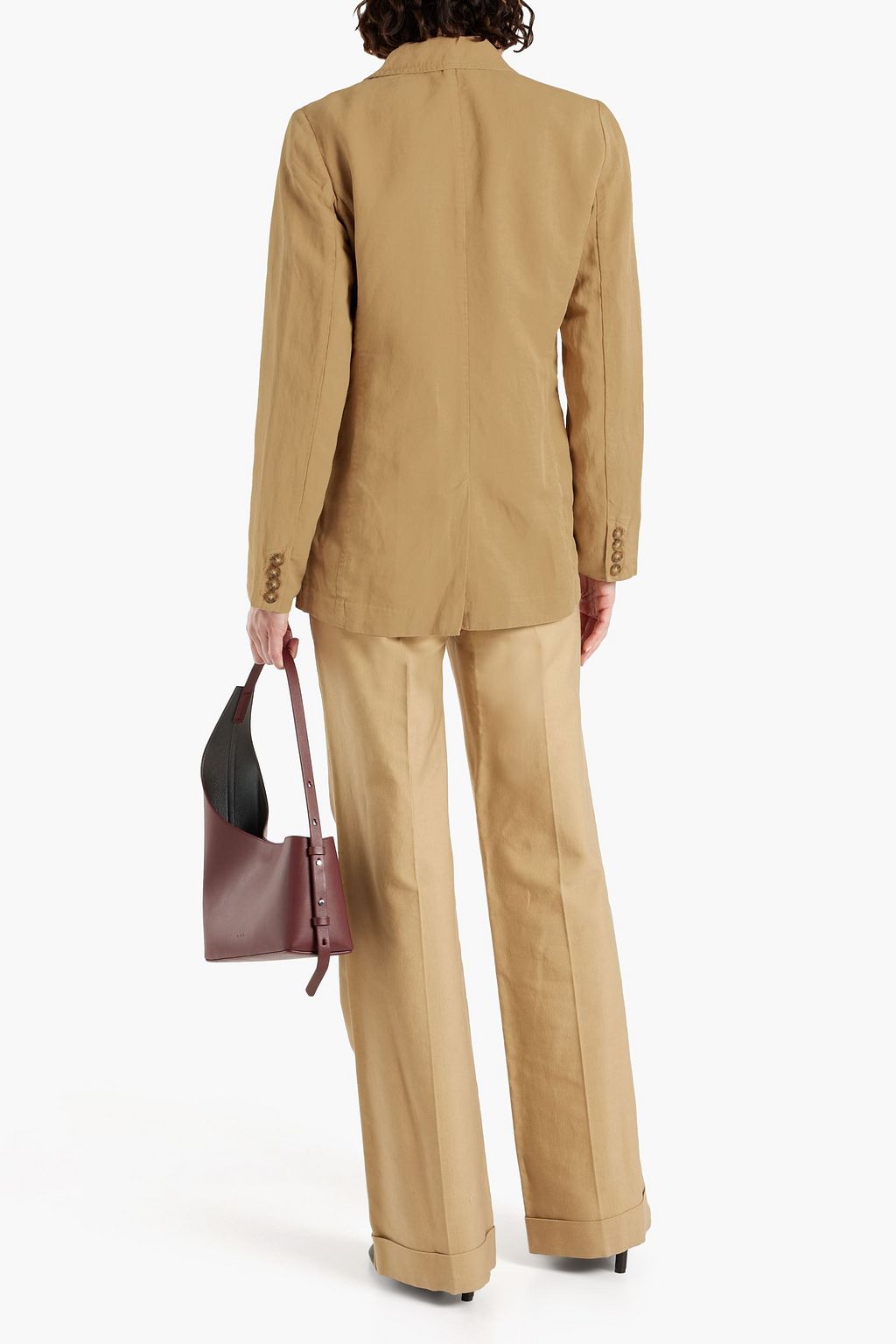 ALEX MILL Linen, TENCEL™ and cotton-blend twill blazer
