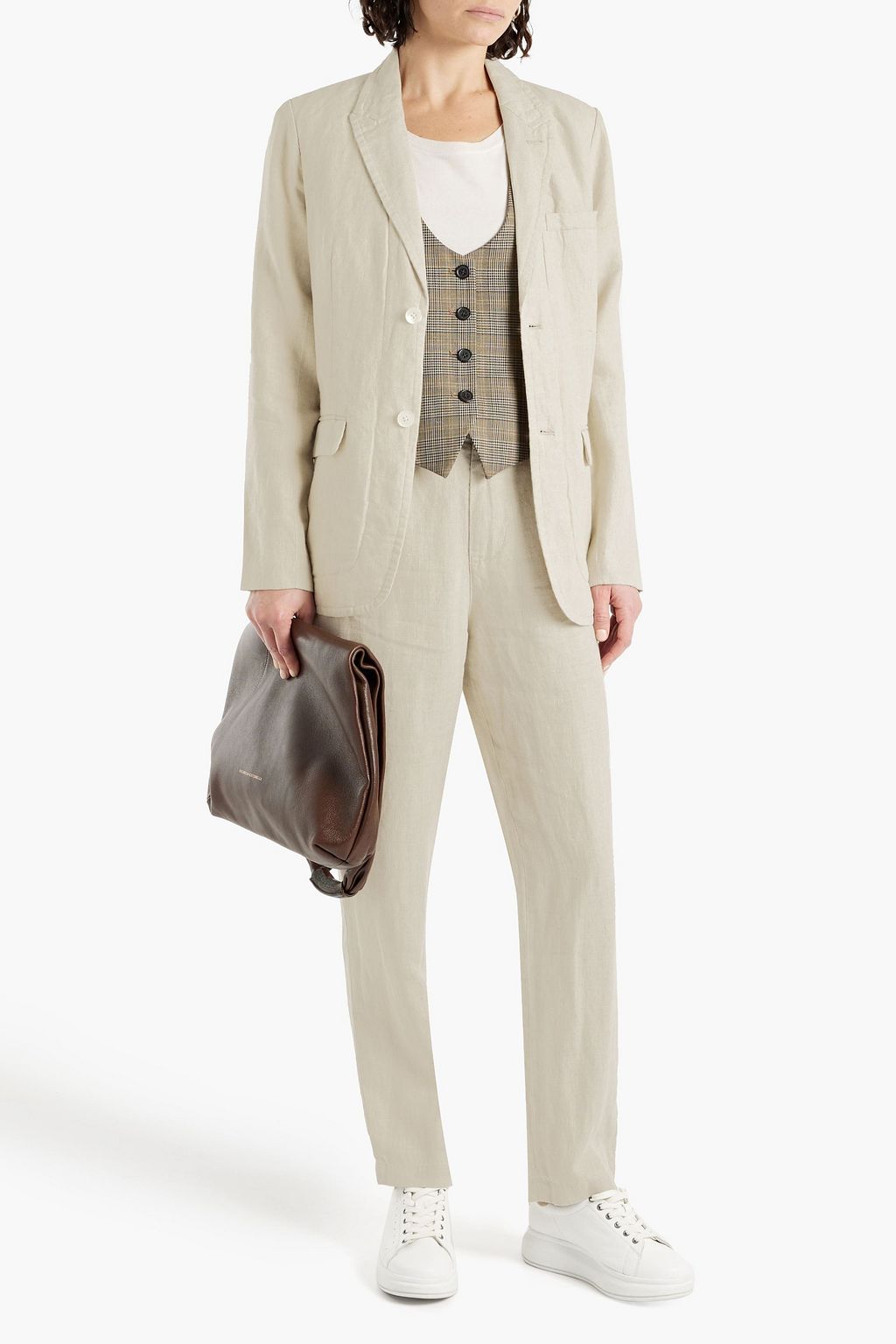 ALEX MILL Boy linen straight-leg pants