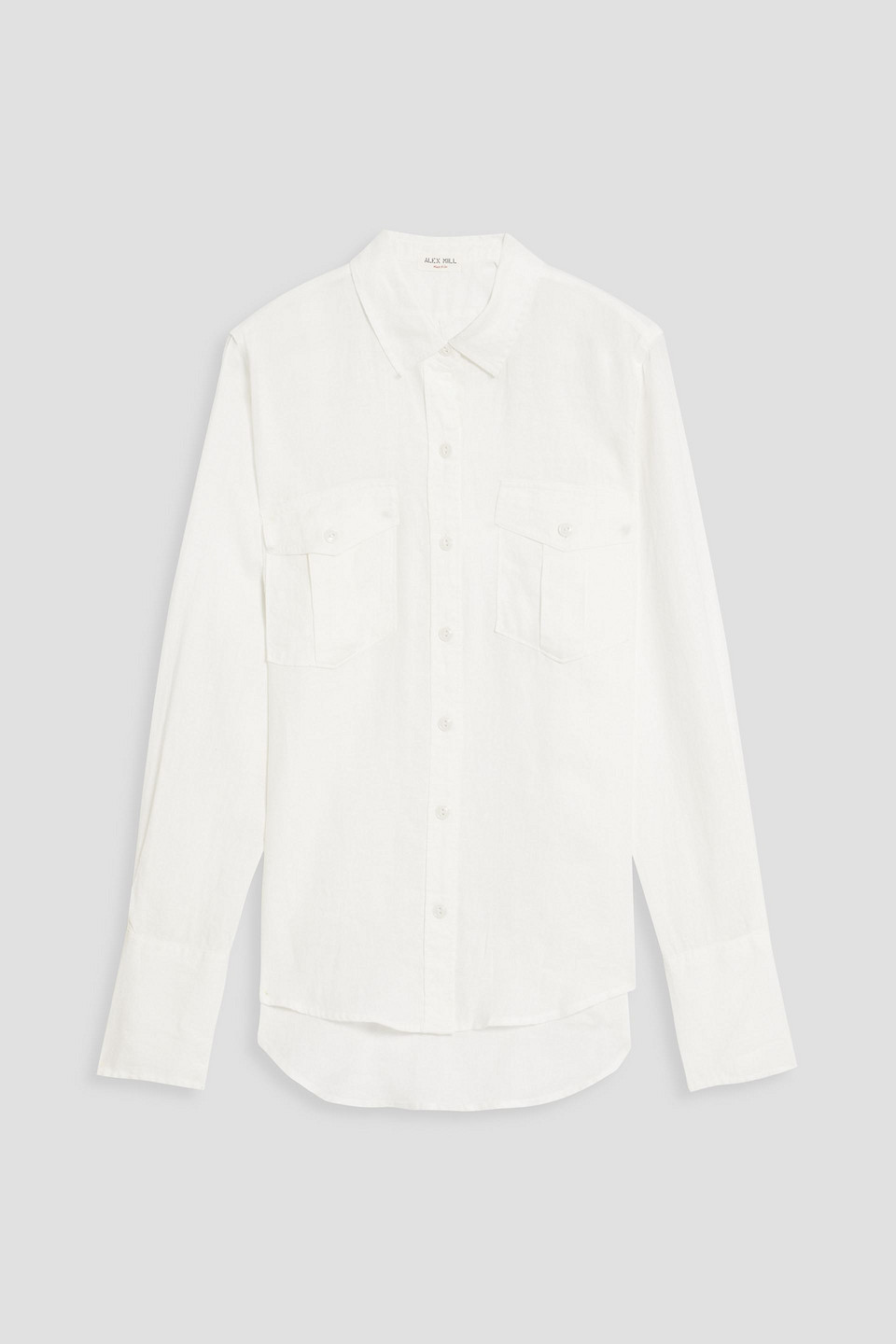 Alex Mill Georgie Linen Shirt In White