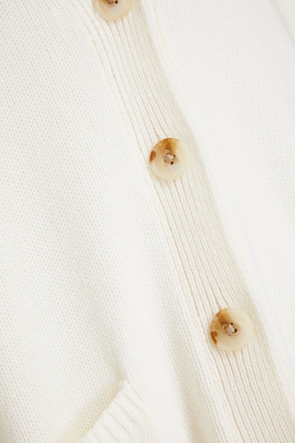 LOULOU STUDIO Maio mélange wool and cashmere-blend cardigan