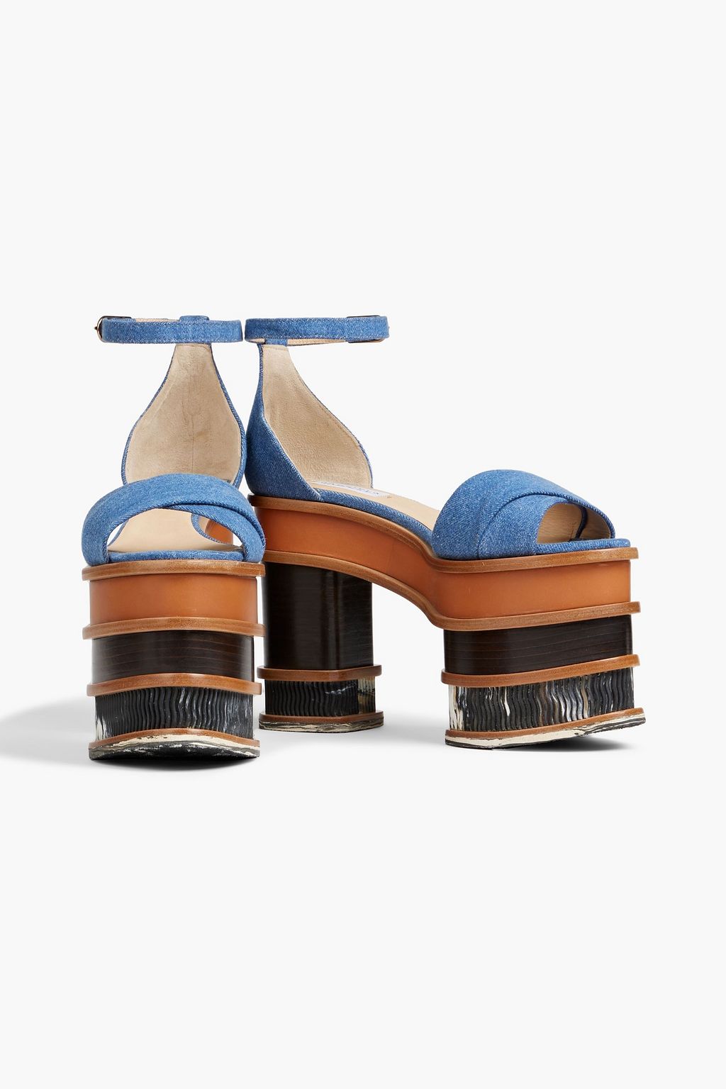 GABRIELA HEARST Charlie denim platform sandals
