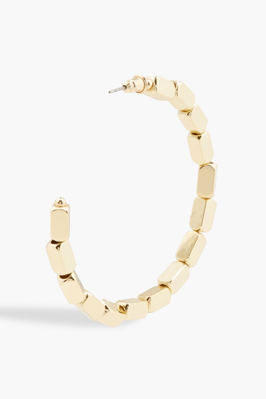 KENNETH JAY LANE 14-karat gold-plated earrings