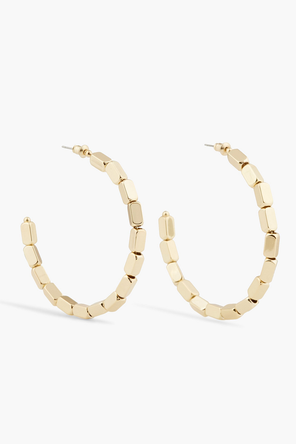 Kenneth Jay Lane 14-karat Gold-plated Earrings