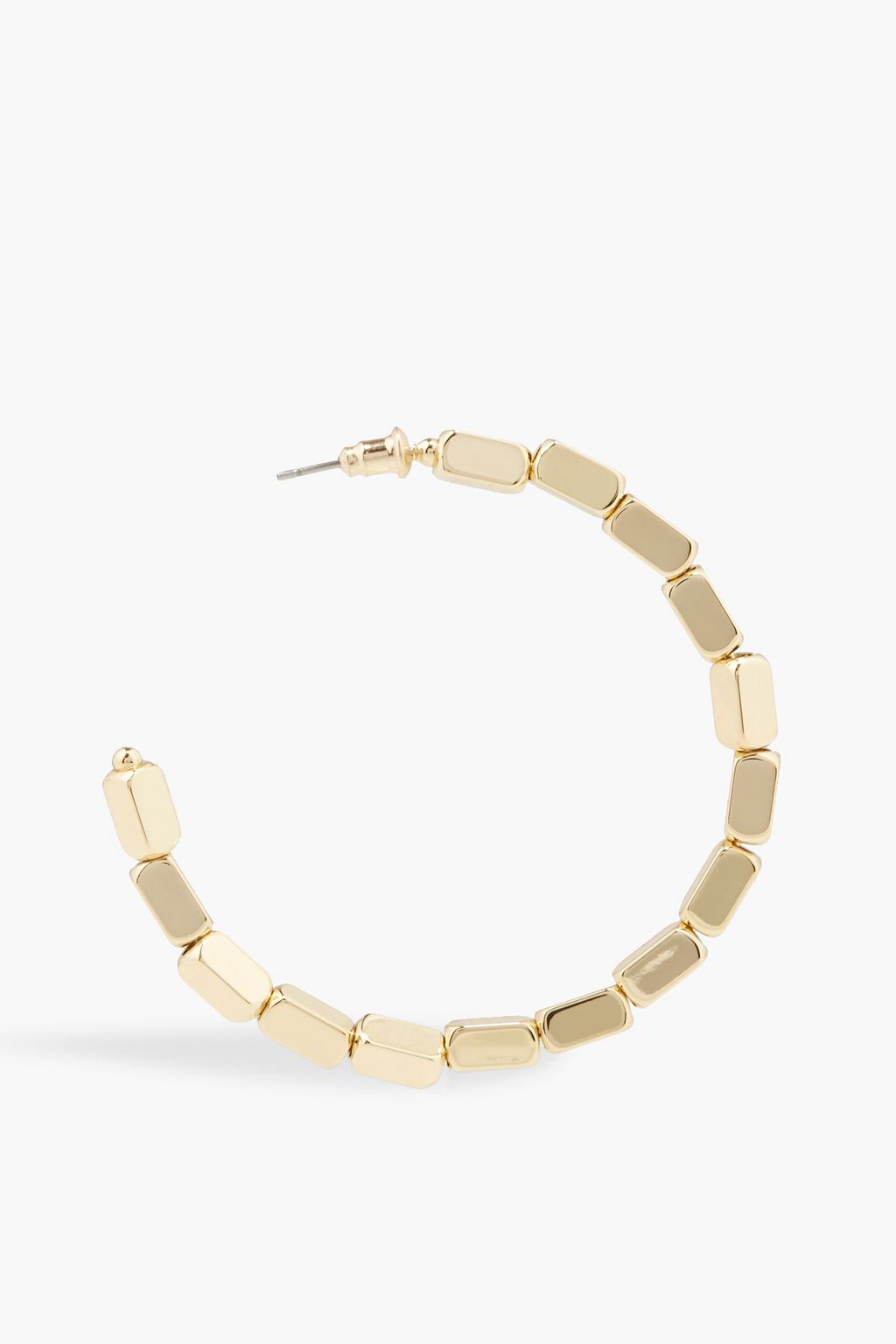 KENNETH JAY LANE 14-karat gold-plated earrings