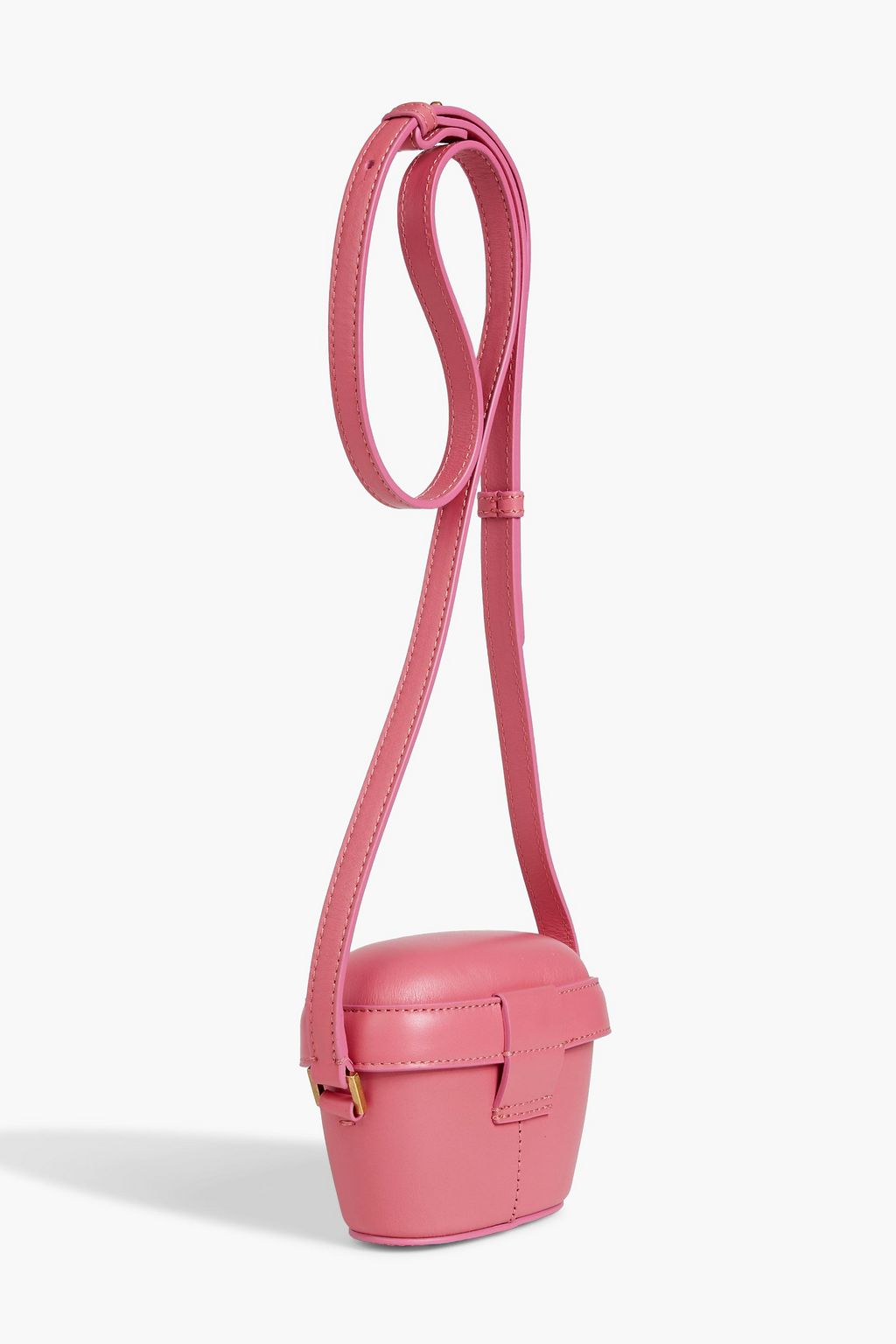 PALM ANGELS Mini Padlock printed leather shoulder bag