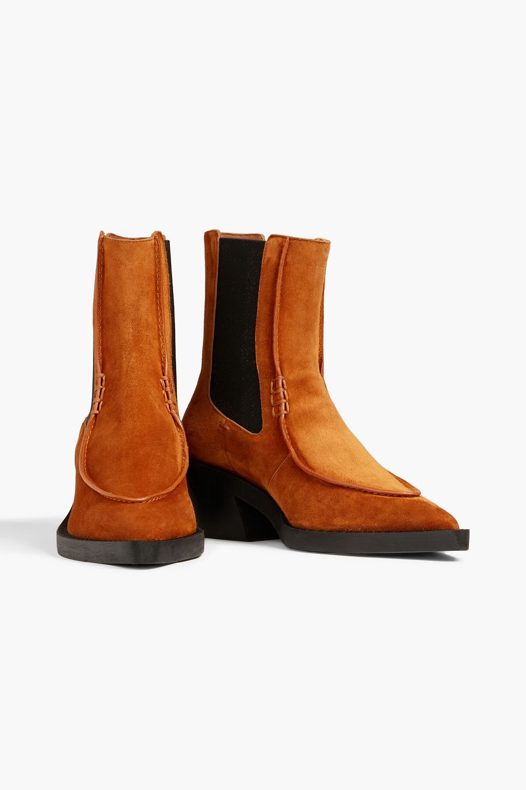 KHAITE Charleston suede Chelsea boots THE
