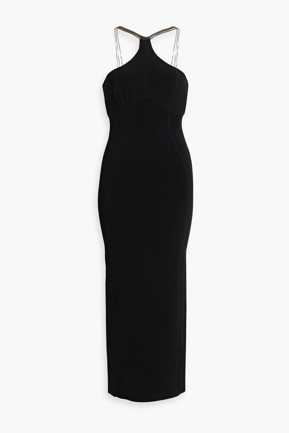 Herve Leger Embellished Bandage Maxi Dress In Black