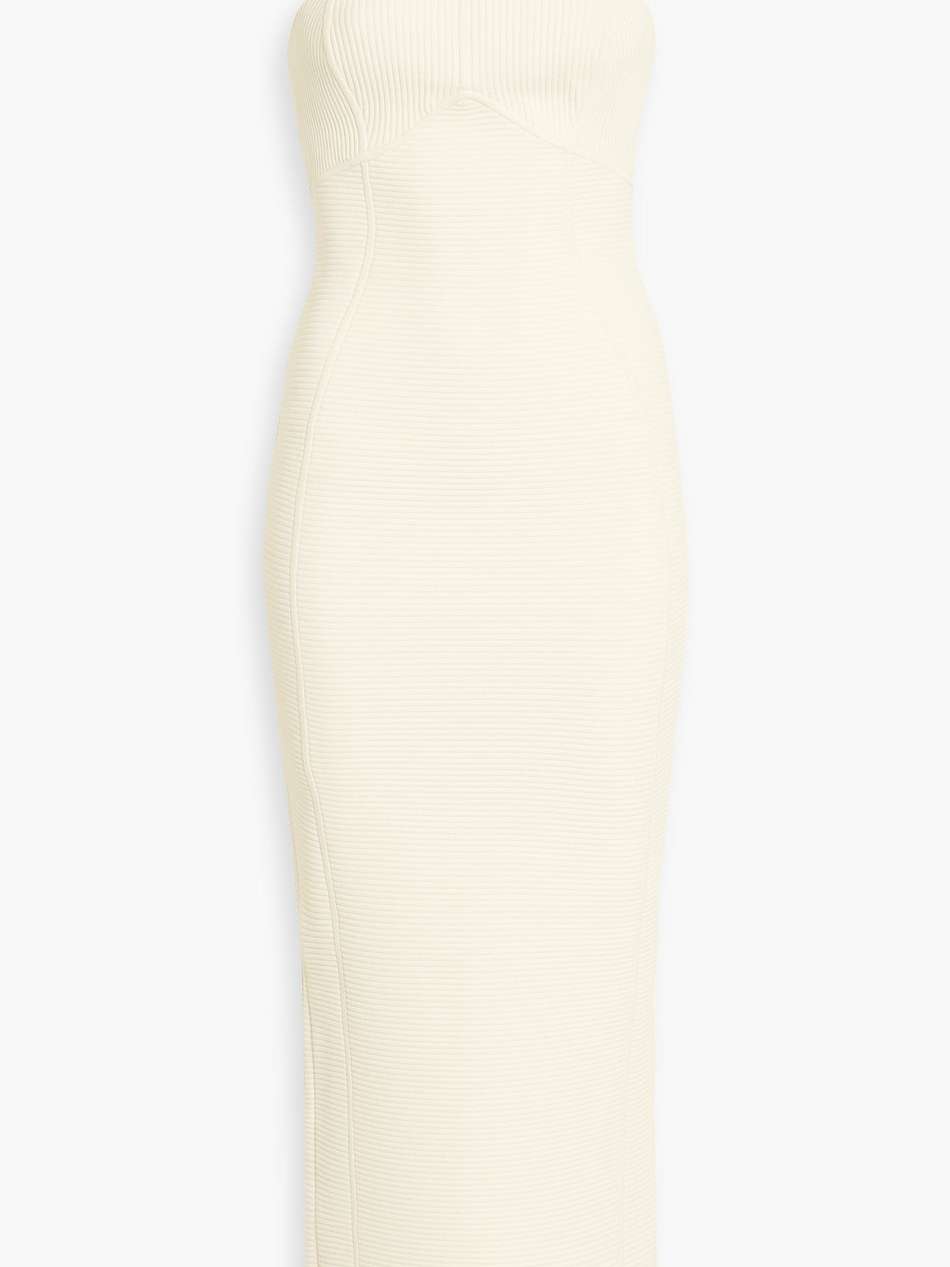 embellished bandage maxi dress