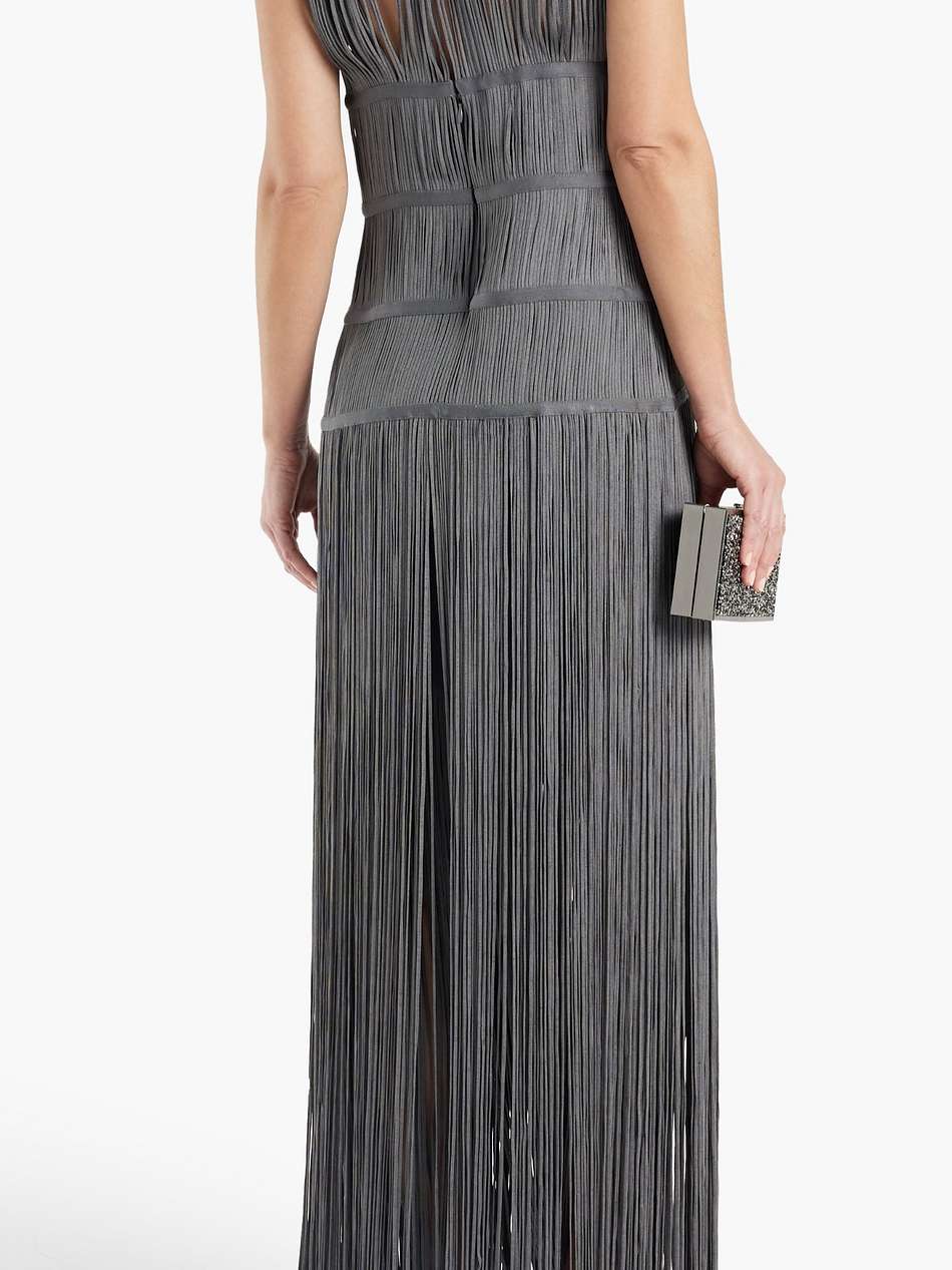 fringed bandage gown