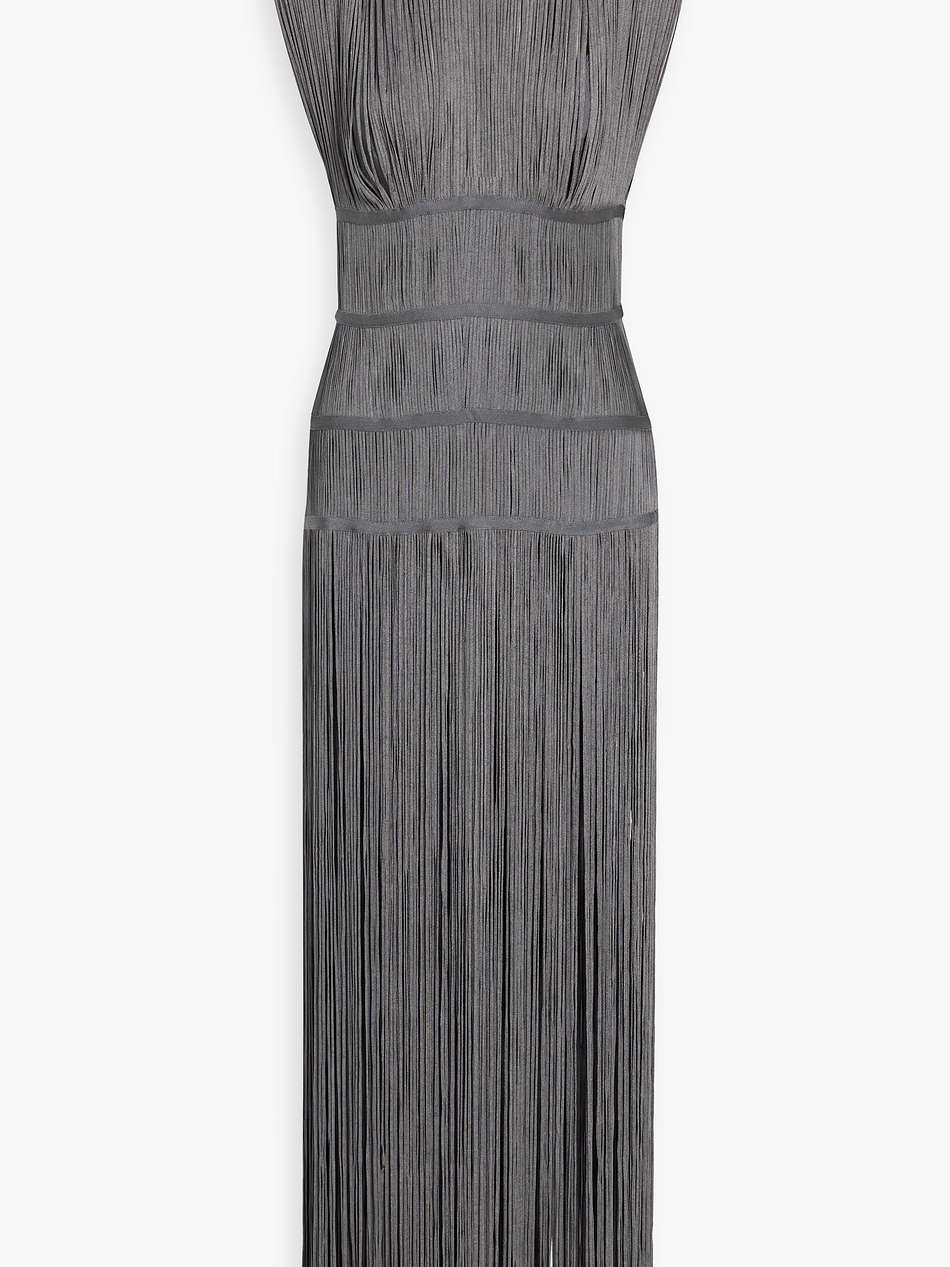 fringed bandage gown