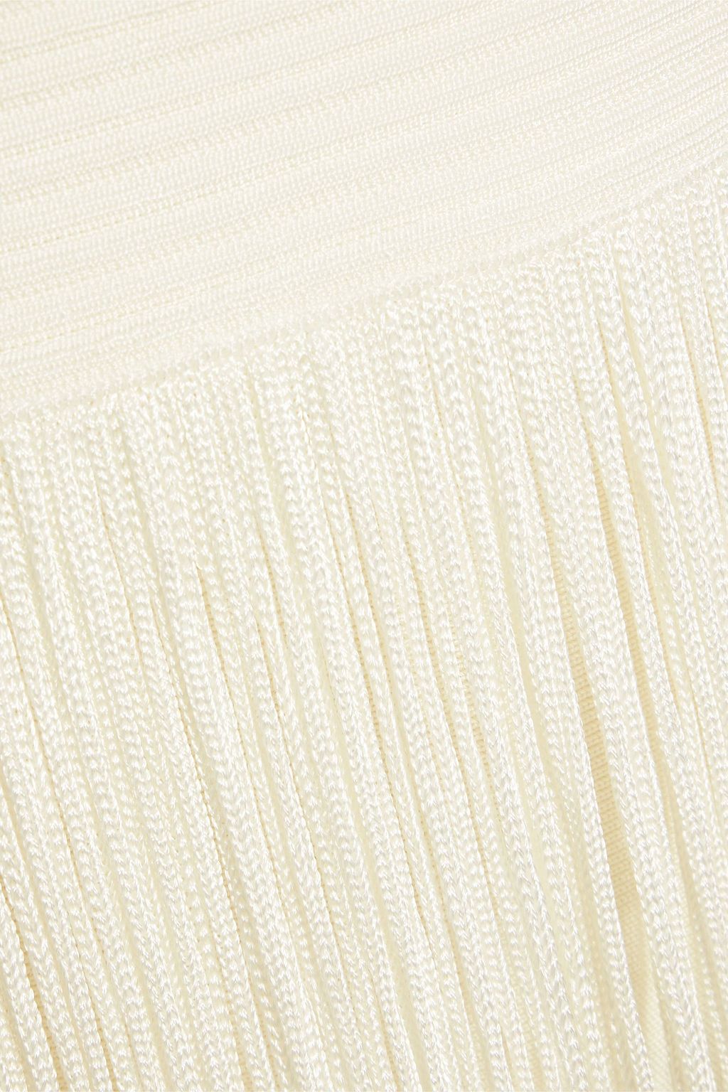 HERVÉ LÉGER 프린지 디테일 밴디지 맥시 드레스